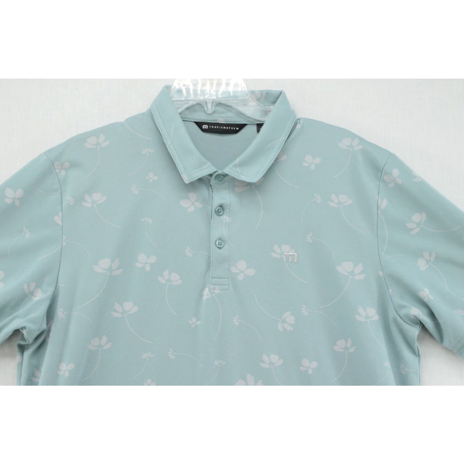 TravisMathew Travis Mathew Polo Shirt Men's XL Blue Floral Print Golf Brand Polo Shirt XL Men Blue Floral Print Golf Size US XL / EU 56 / 4 - 2 Thumbnail