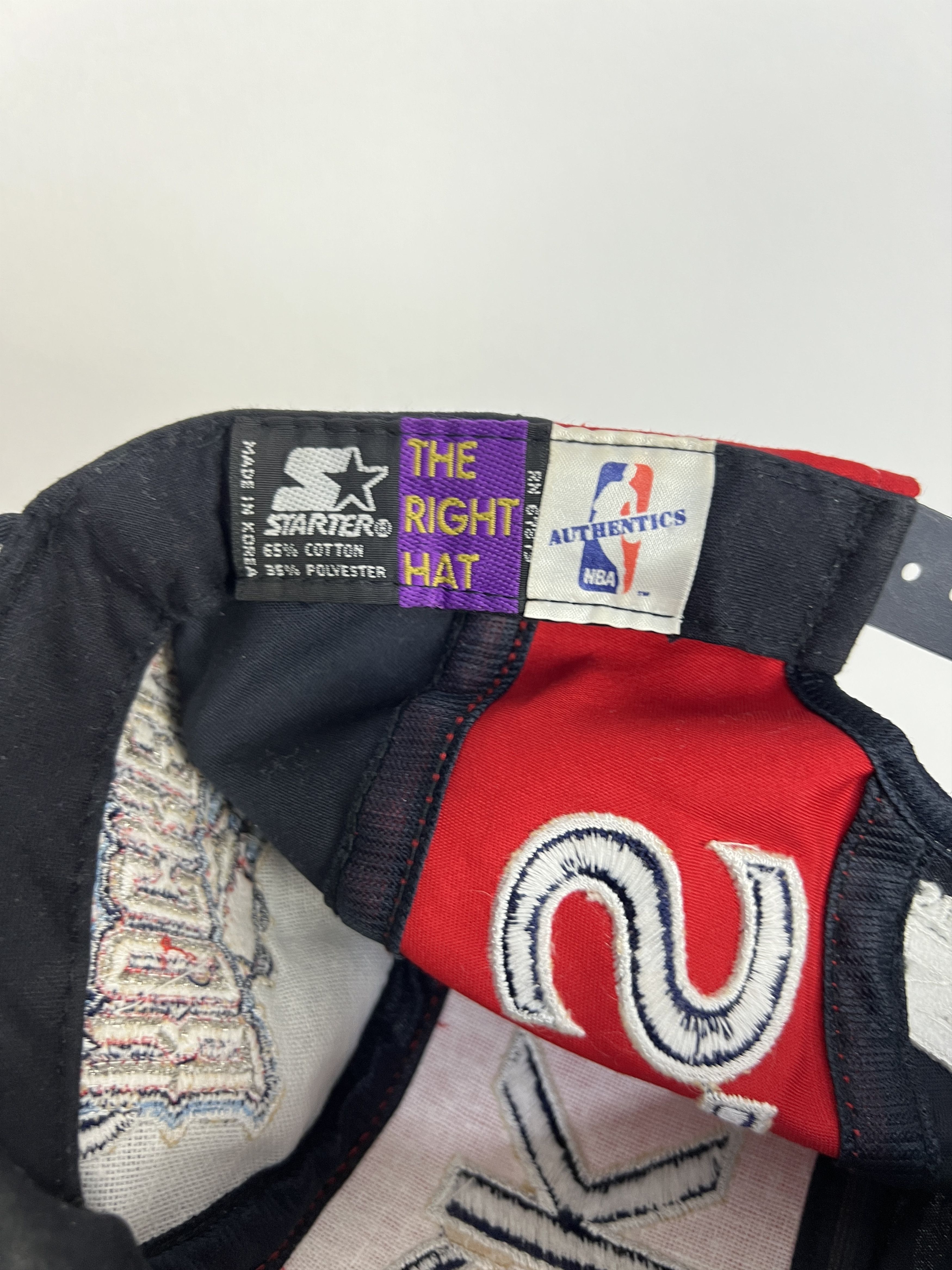Starter Vintage 90's Starter Houston Rockets NBA Cap Hat Adult Size ONE SIZE - 8 Thumbnail