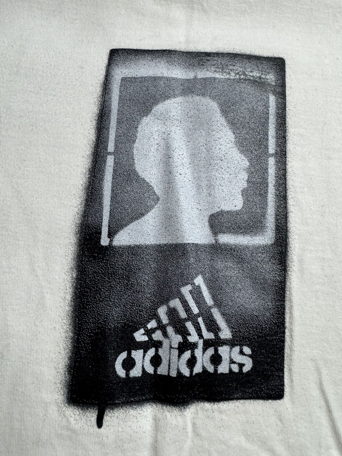Adidas Vintage Adidas Kobe Two Big Logo white T-Shirt Size US S / EU 44-46 / 1 - 2 Thumbnail