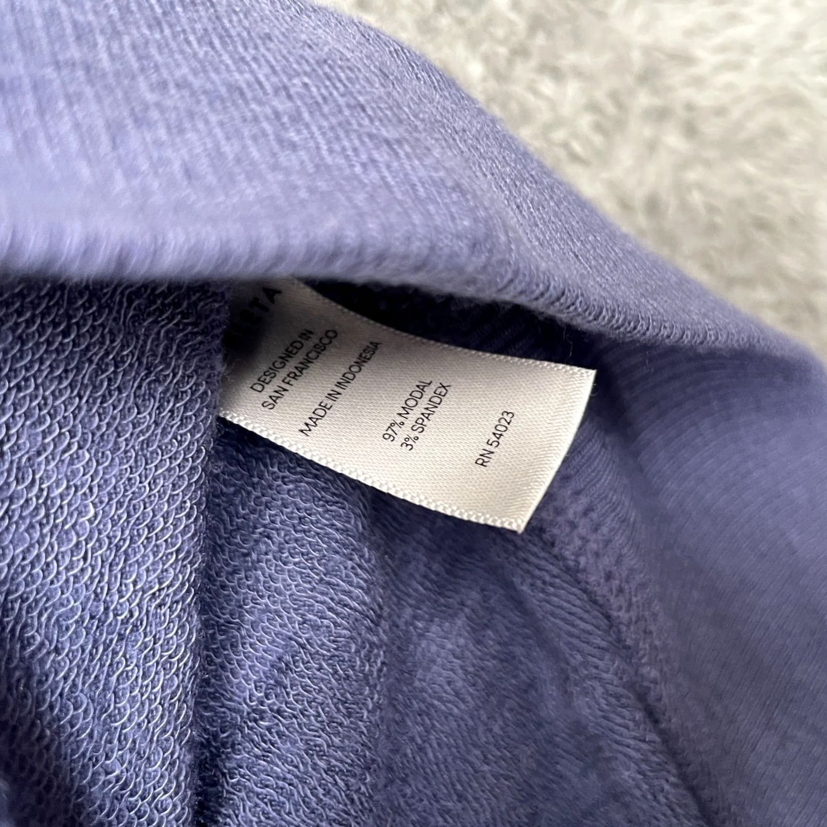 Athleta Athleta Dress Womens M Purple Criss Cross Sweatshirt Semi Fitted Stretch Polo Neck Crew Neck Lined Fleece Short Dress Size M / US 6-8 / IT 42-44 - 5 Thumbnail