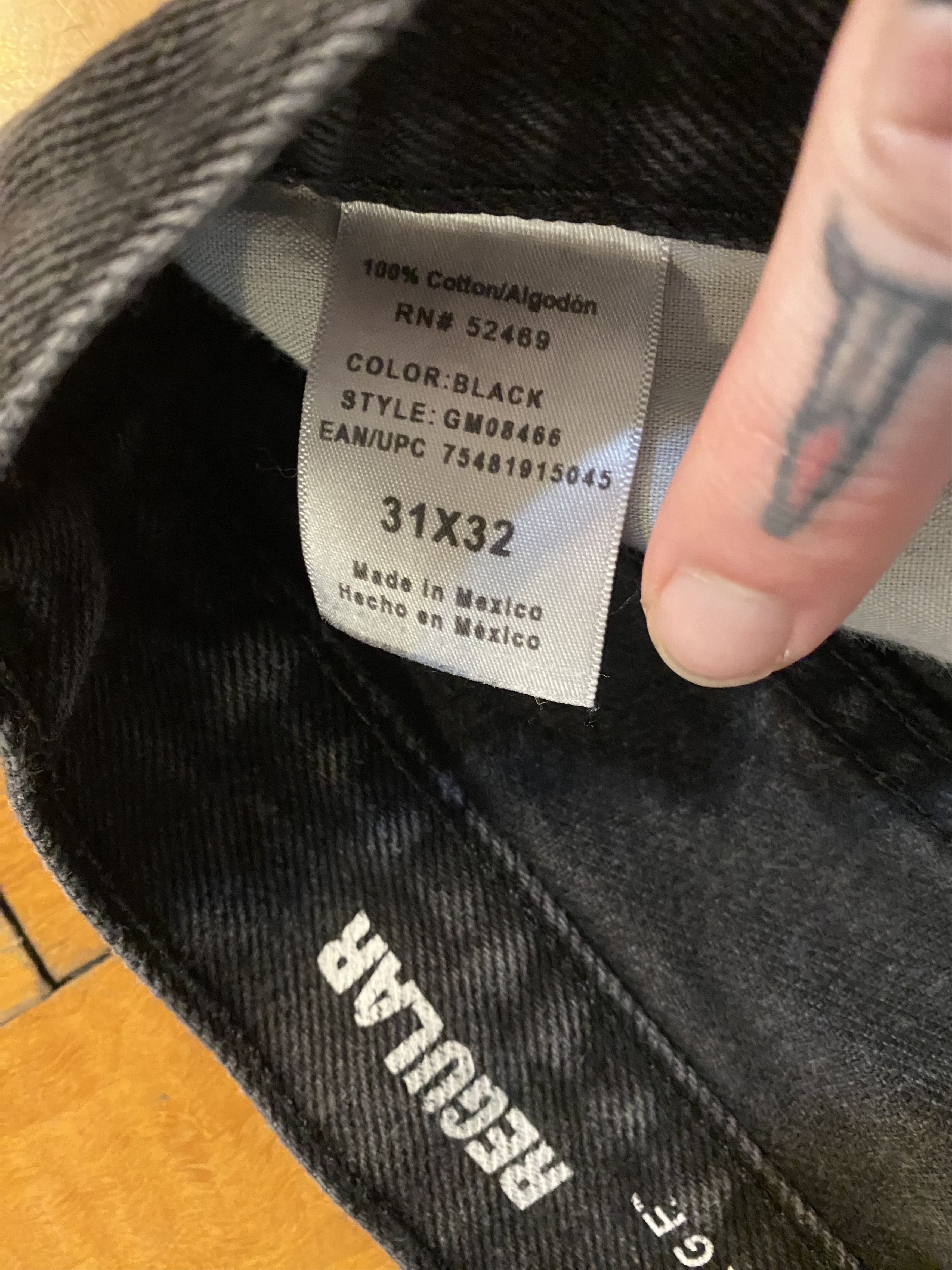 George vintage black stonewash jeans Size US 31 - 3 Thumbnail