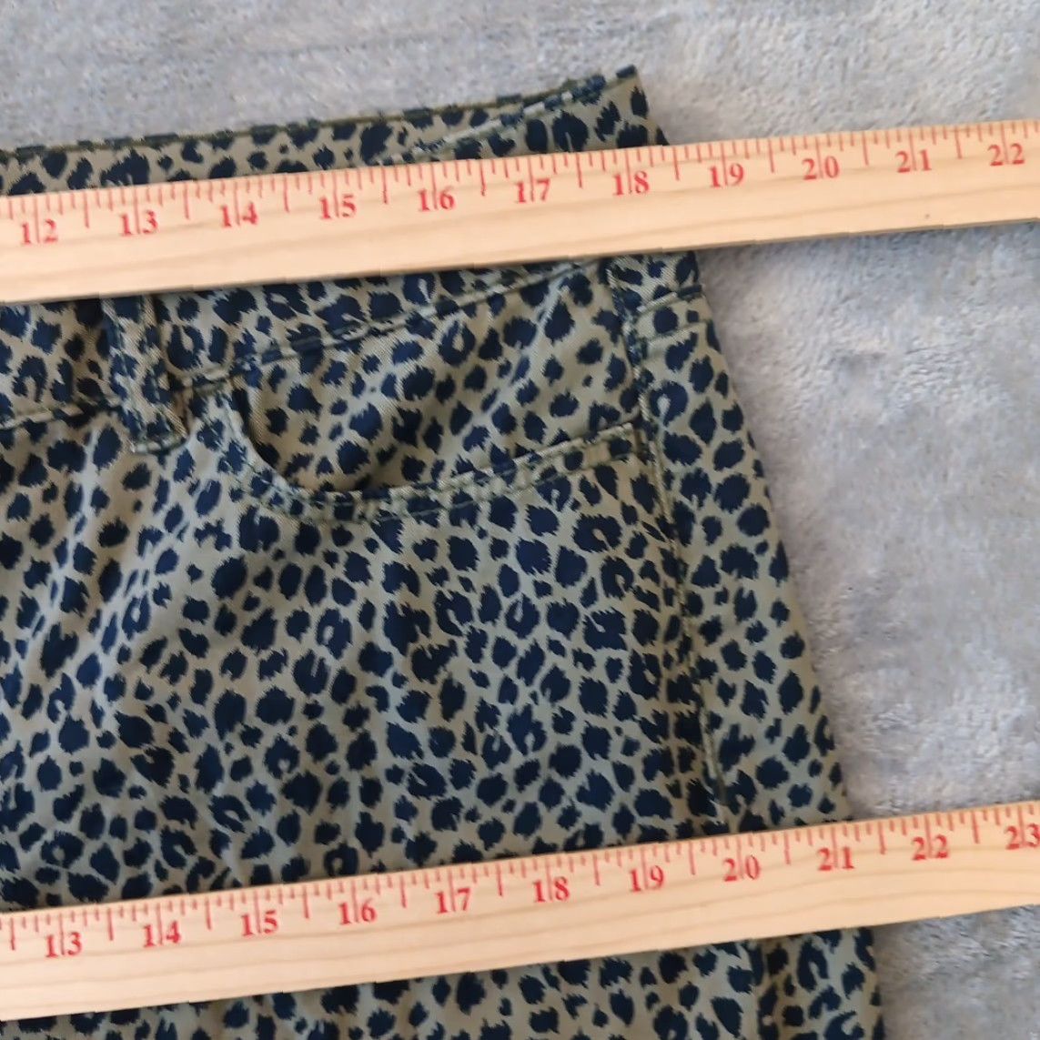 Talbots Talbots Signature Ankle Pants Womens 14P Gray Animal Print Pockets 36x28 Pants Size 36" / US 14 / IT 50 - 3 Thumbnail