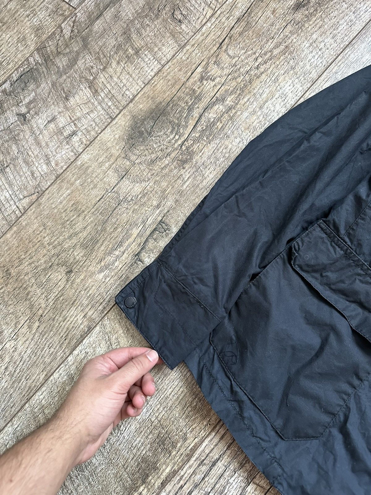 Barbour Vintage Barbour Tailored Sapper Waxed Jacket Size US S / EU 44-46 / 1 - 5 Thumbnail