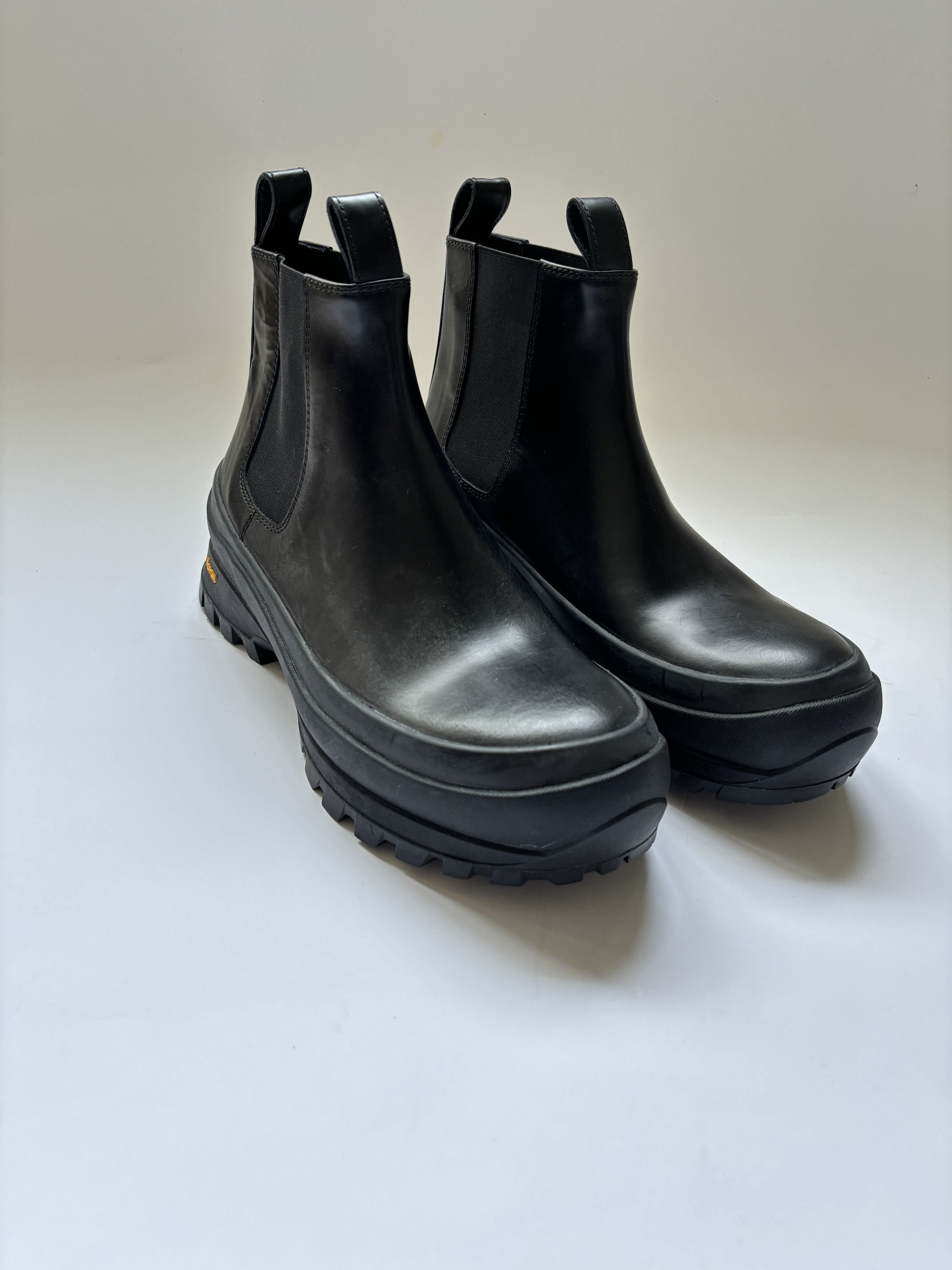 Jil Sander ⚡️QUICK SALE⚡️Jil Sander Black Leather Ankle Chelsea Boots Size US 10 / EU 43 - 2 Thumbnail