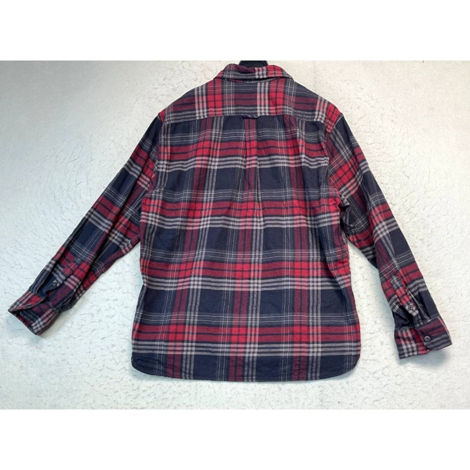 Vintage JACHS Shirt Mens XL Red Black Gray Plaid Heritage Flannel Long Sleeve Button-Up Pockets Stretch Casual Regular Men Size US XL / EU 56 / 4 - 2 Thumbnail