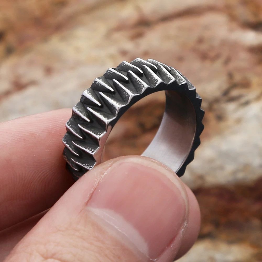 Jewelry Creative Simple Gear Ring Size ONE SIZE - 5 Thumbnail