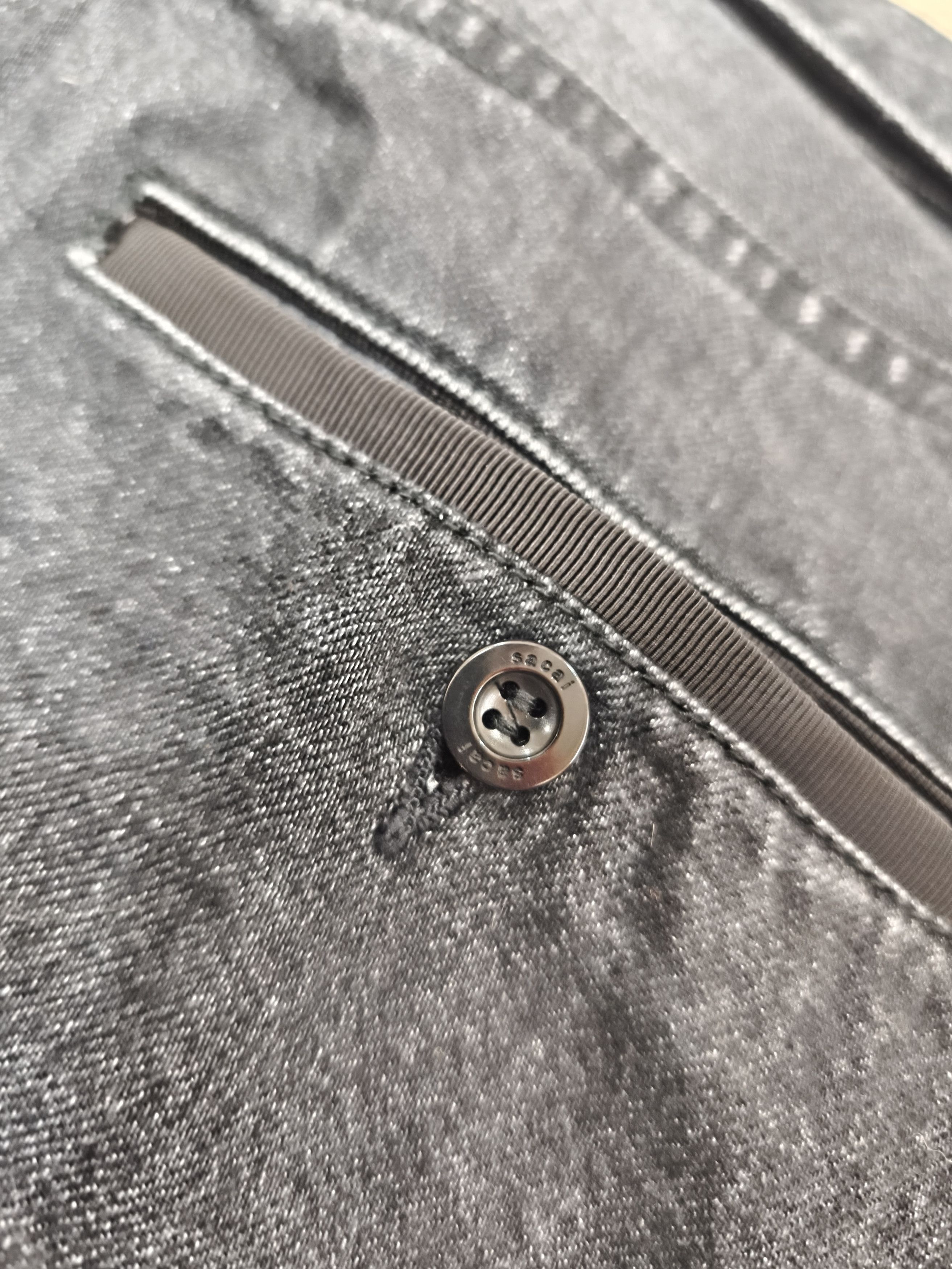 Sacai Sacai Belted Reconstructed Docking Denim Pants Size 33" - 9 Thumbnail