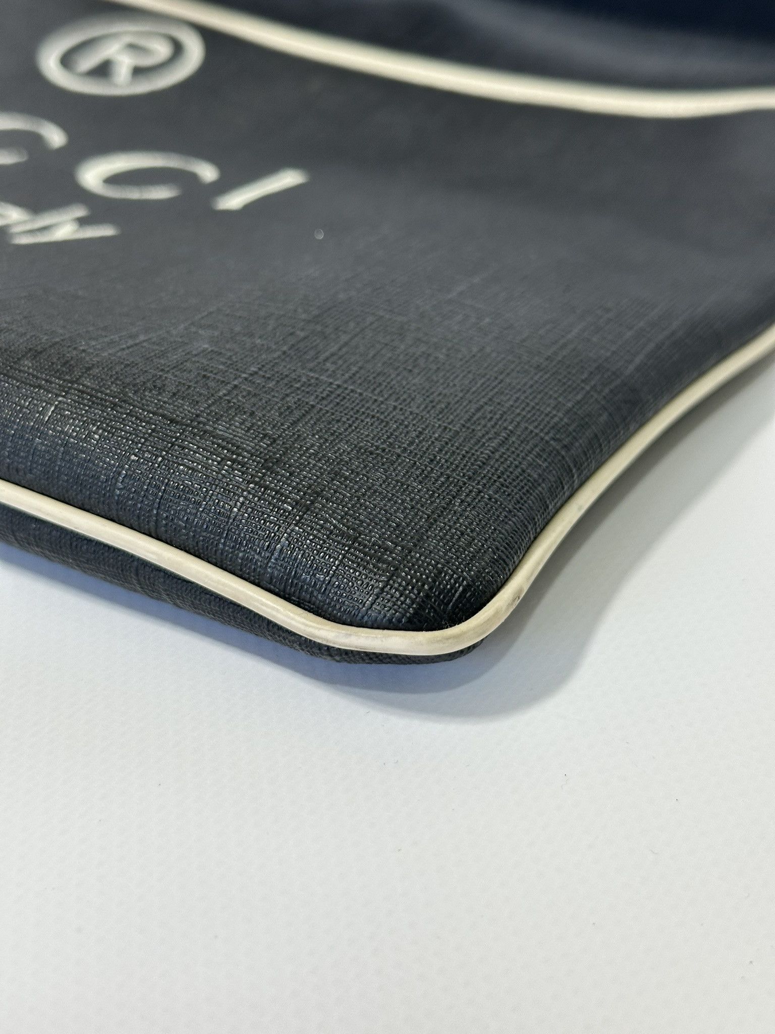 Gucci Gucci Messenger Bag Made in Italy Vintage Logo Gray Canvas Size ONE SIZE - 4 Thumbnail
