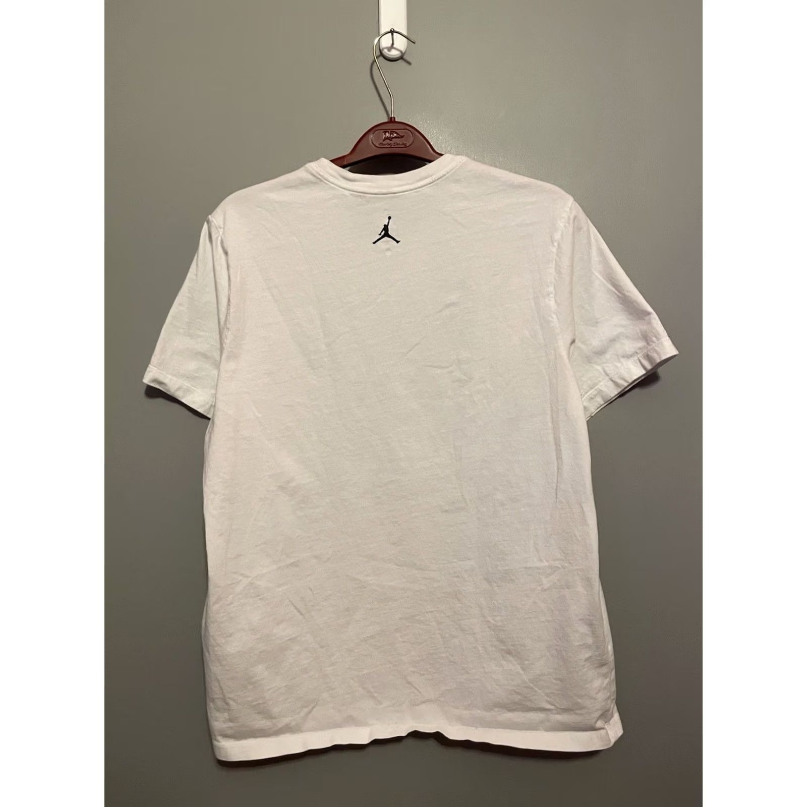 Nike Nike Jordan Jumpman Dri-Fit T-Shirt Men XL White Short Sleeve Cotton Activewear Size US XL / EU 56 / 4 - 5 Thumbnail