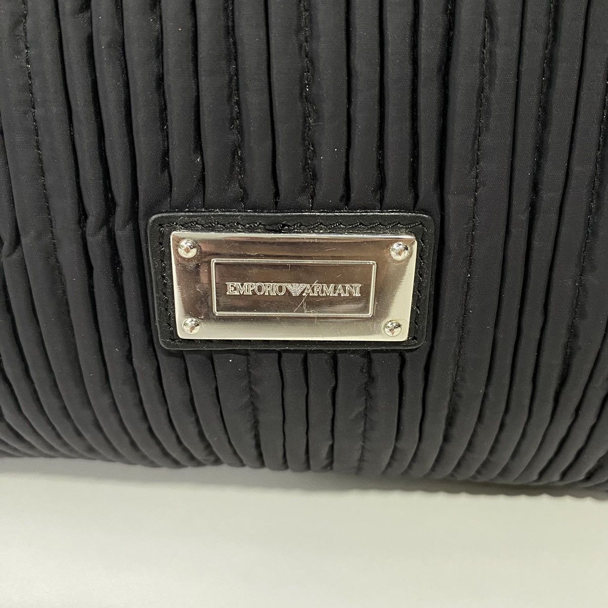Emporio Armani EMPORIO ARMANI Black Quilted Tote Bag Size ONE SIZE - 12 Thumbnail