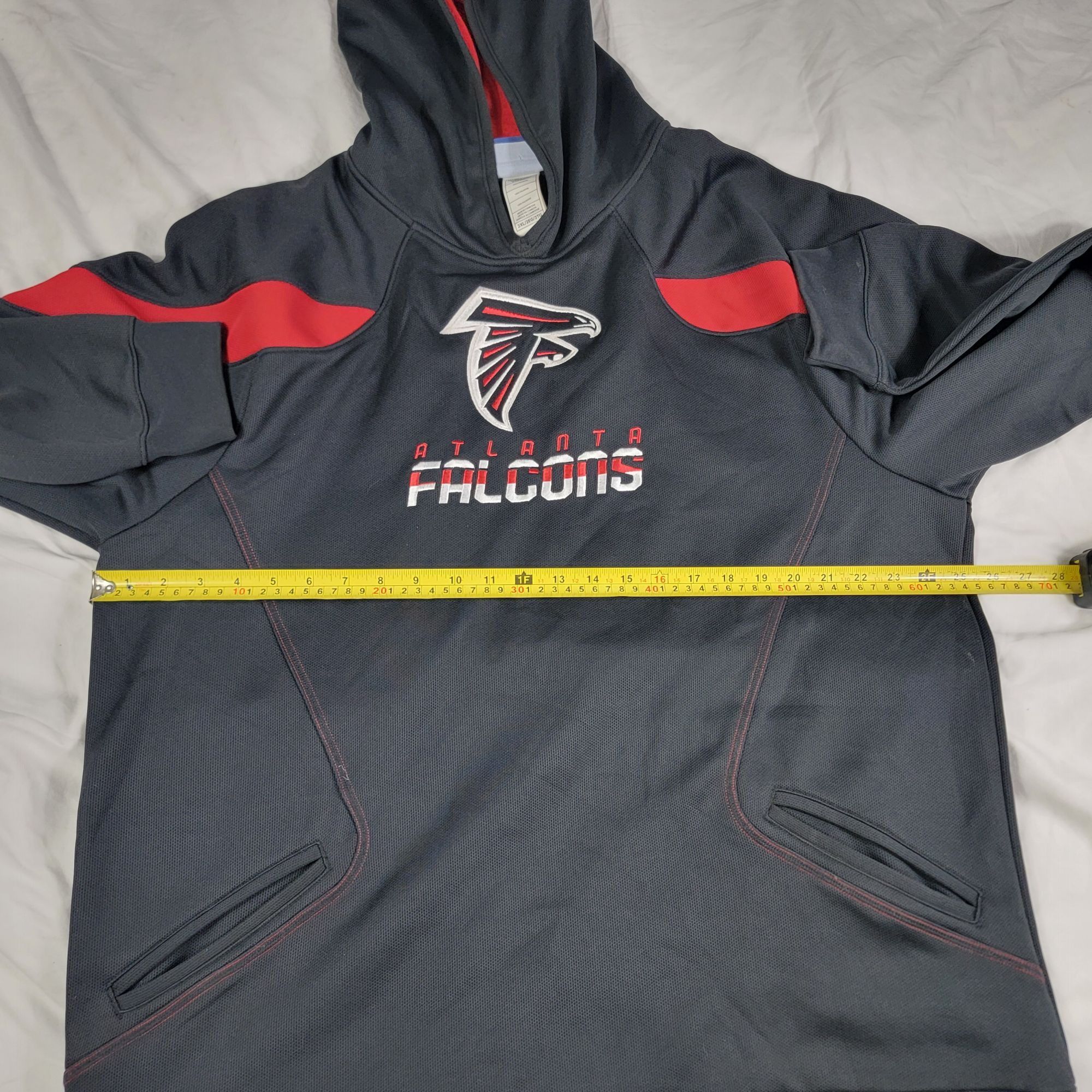 Reebok Reebok Atlanta Falcons Mens 2XL Black Red Hoodie Sweatshirt Size US XXL / EU 58 / 5 - 6 Thumbnail