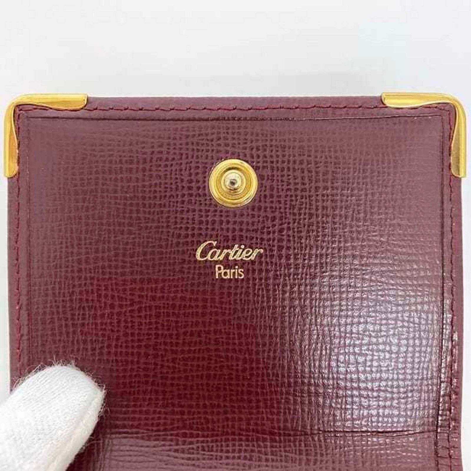 Cartier Red Leather Wallet