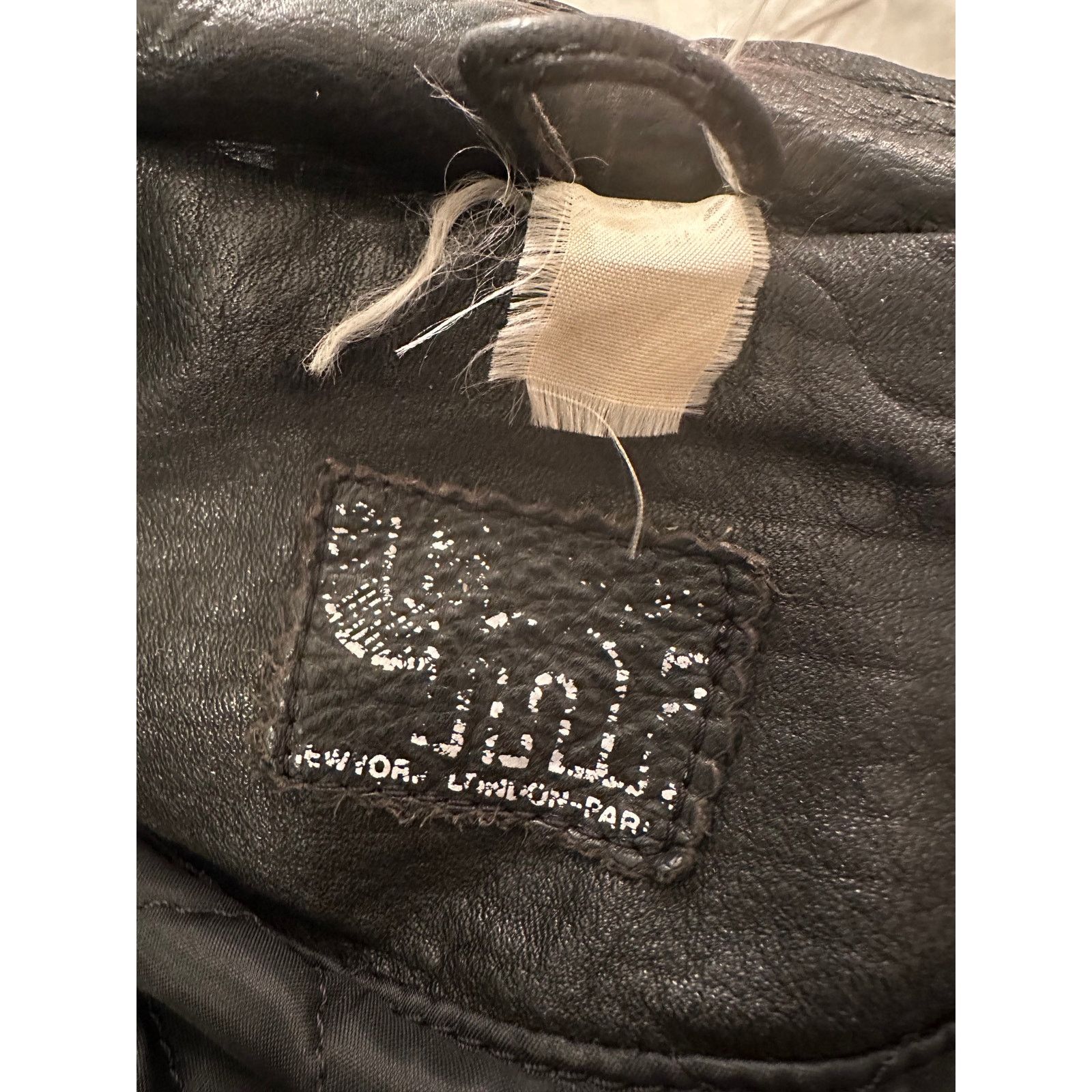 Vintage 80s HEAVY FRINGED LEATHER BIKER MOTO JACKET QUILTED LINING Size ONE SIZE - 8 Thumbnail