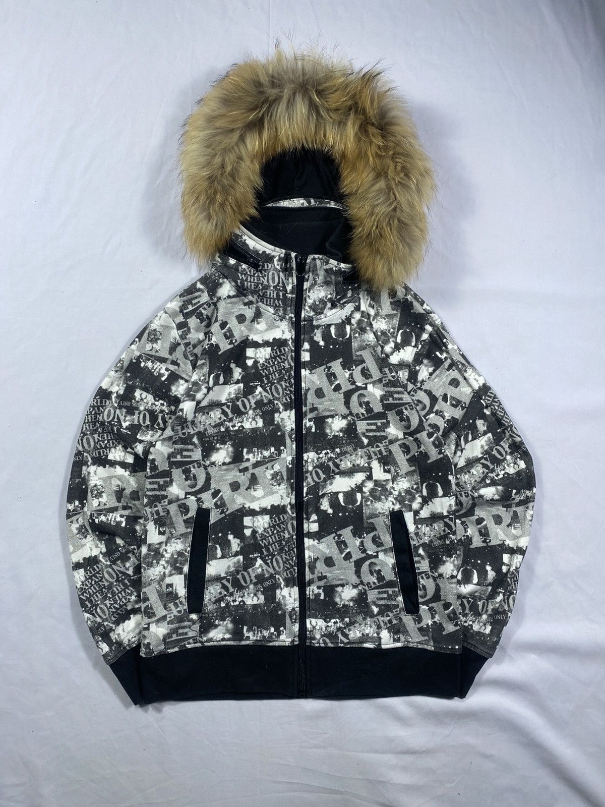 If Six Was Nine Crazy Japanese Fur full print Zip Hoodie Size US M / EU 48-50 / 2 - 1 Thumbnail