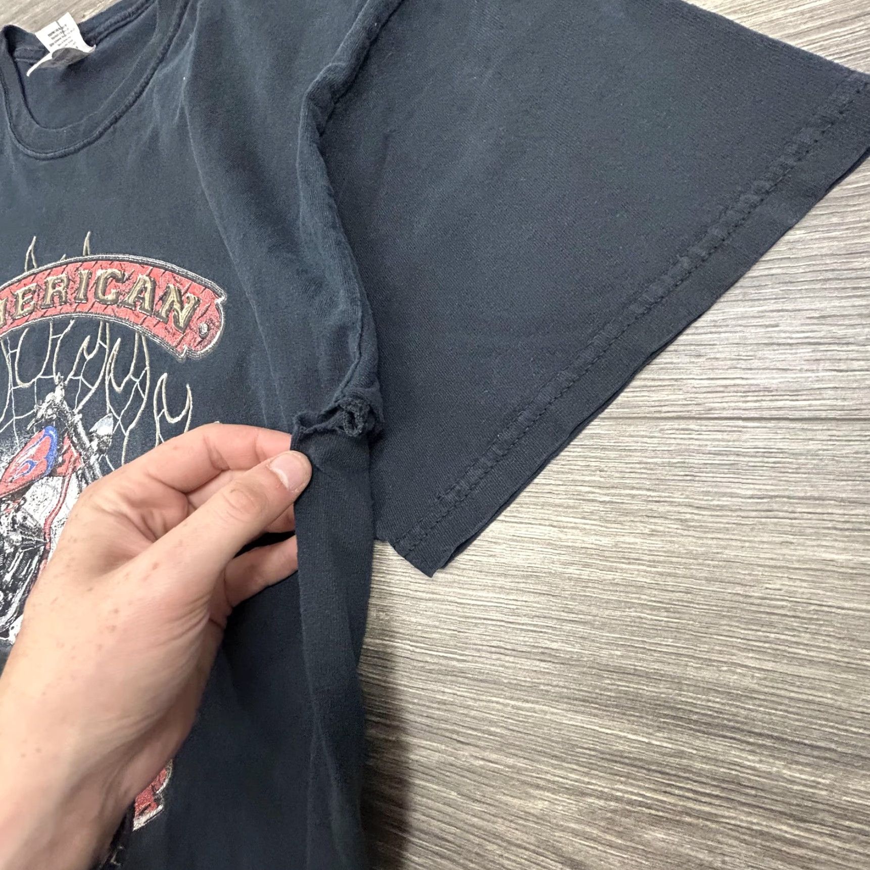 Gildan VINTAGE American Choppers Shirt Mens XL Black Motorcycle Biker Graphic T-Shirt Tee Size US XL / EU 56 / 4 - 6 Thumbnail