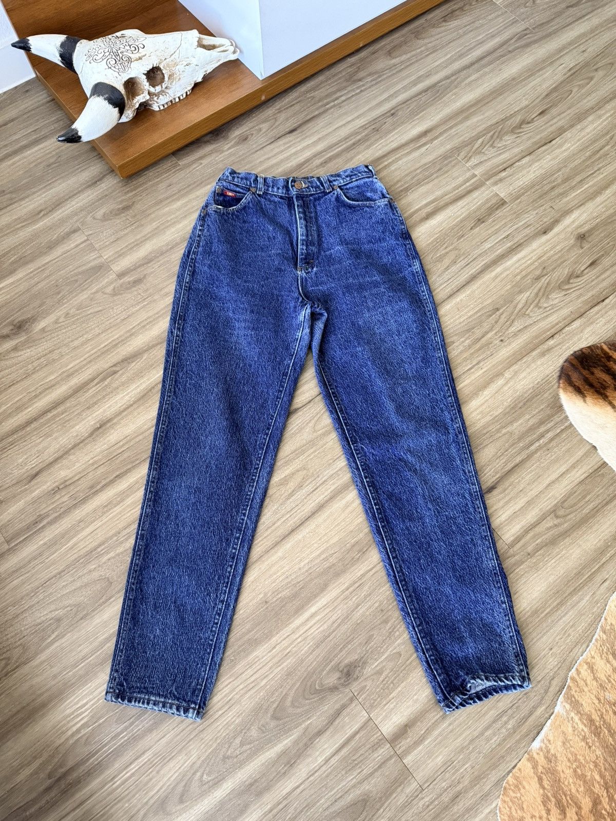 Lee Vintage LEE Mom Jeans Women’s 12 MED Tapered High Rise Size 34" / US 12 / IT 48 - 1 Thumbnail