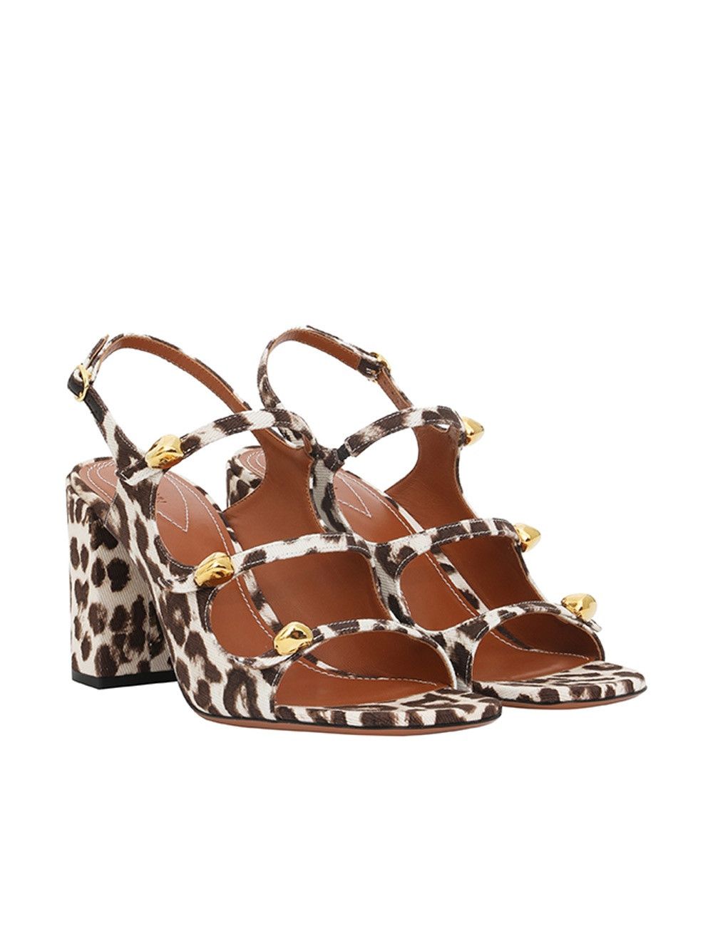 Zimmermann oc11z0825 Eliot Sandals in Leopard Size US 7 / IT 37 - 3 Thumbnail