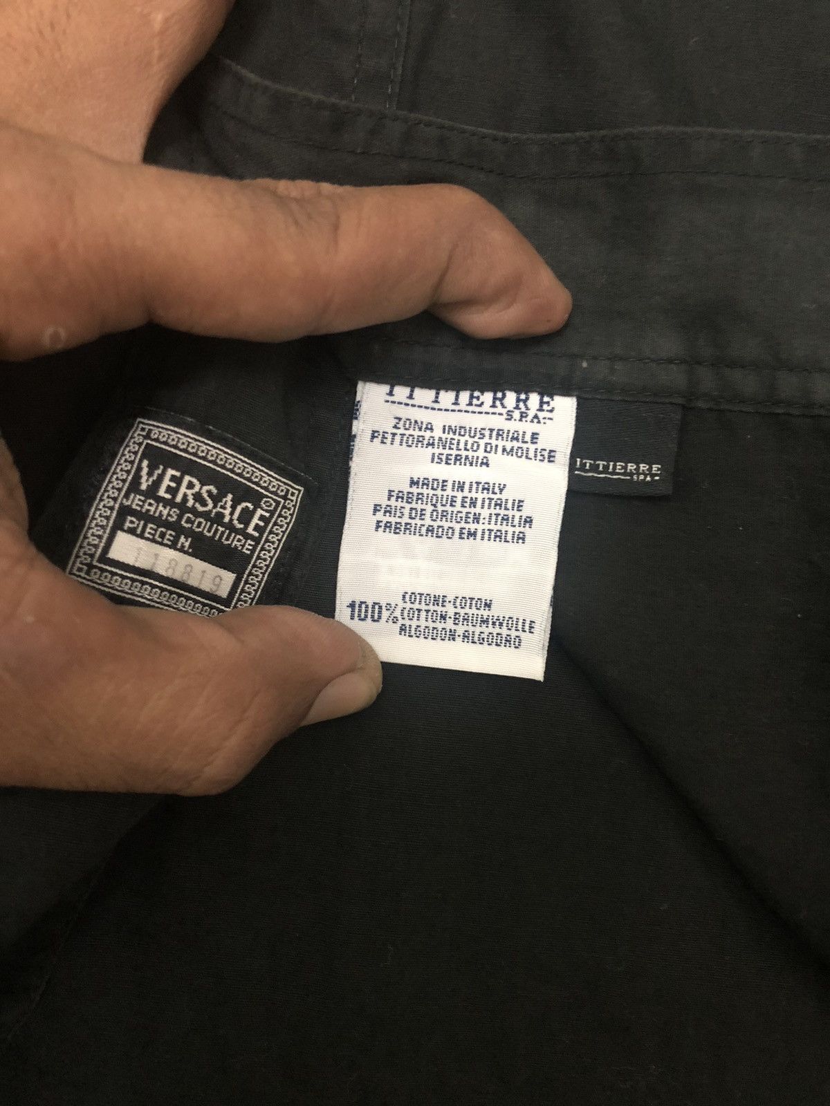Versace × Vintage Distressed Vintage Versace jeans couture Size US XL / EU 56 / 4 - 7 Thumbnail
