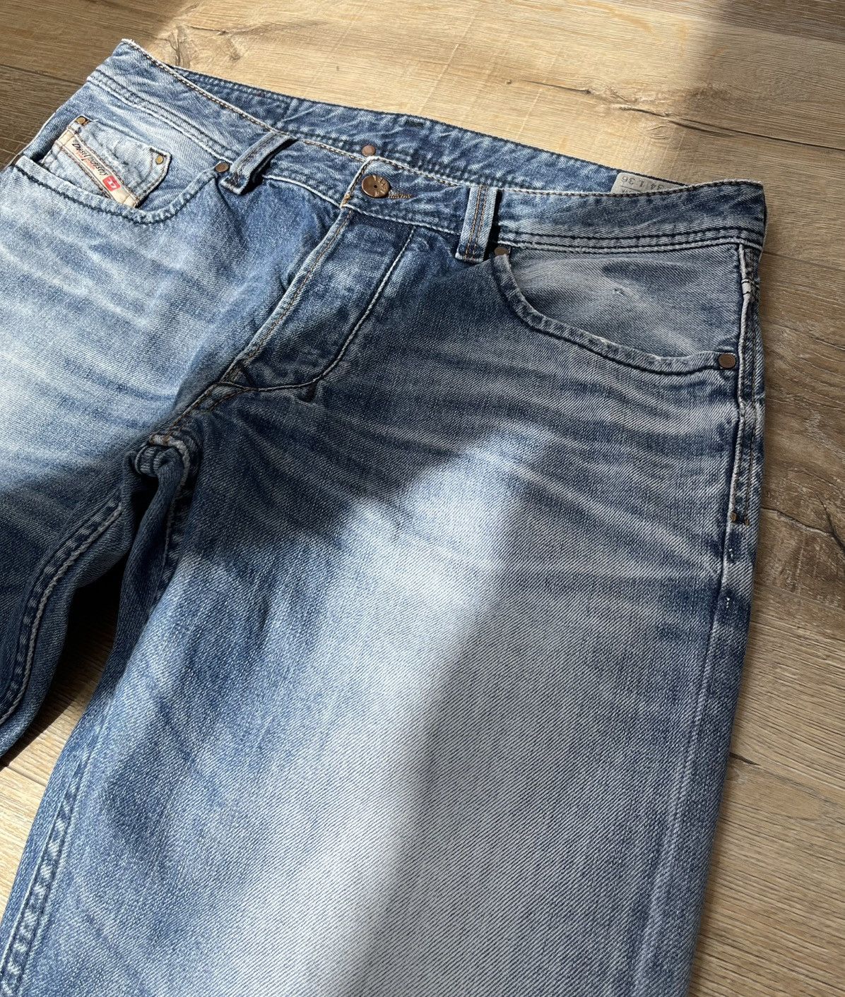 Diesel VINTAGE DIESEL IF SIX WAS NINE STYLE BAGGY JEANS 90S Size US 34 / EU 50 - 12 Thumbnail
