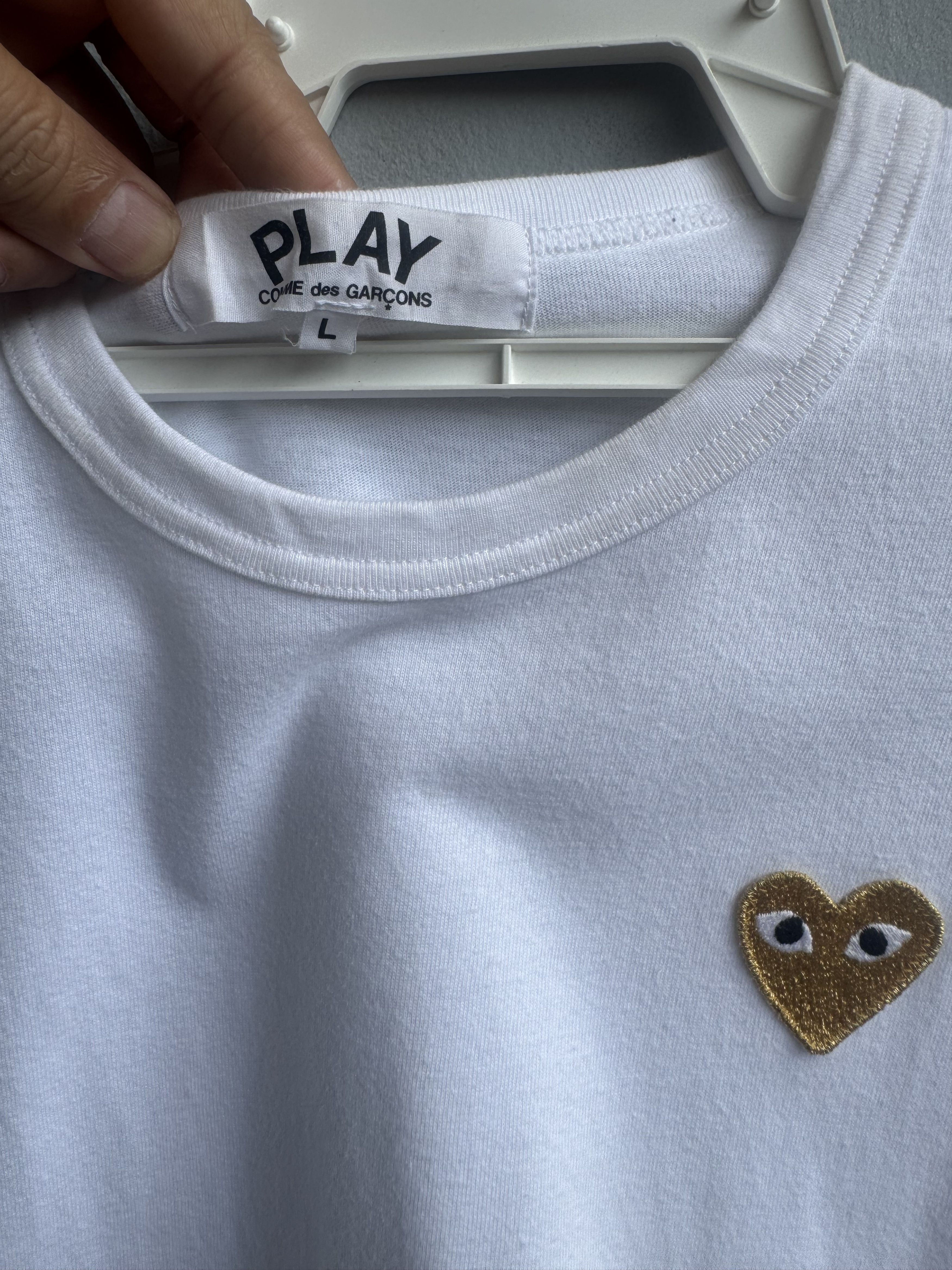 Comme des Garcons PLAY × Vintage Comme des Garcon Play Vintage Shirt Size L / US 10 / IT 46 - 2 Thumbnail