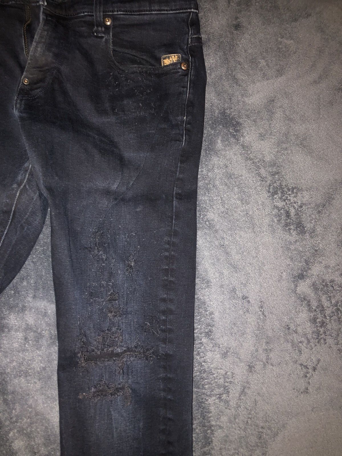 G-Star G-Star slim -custom distressed- Size US 32 / EU 48 - 3 Thumbnail