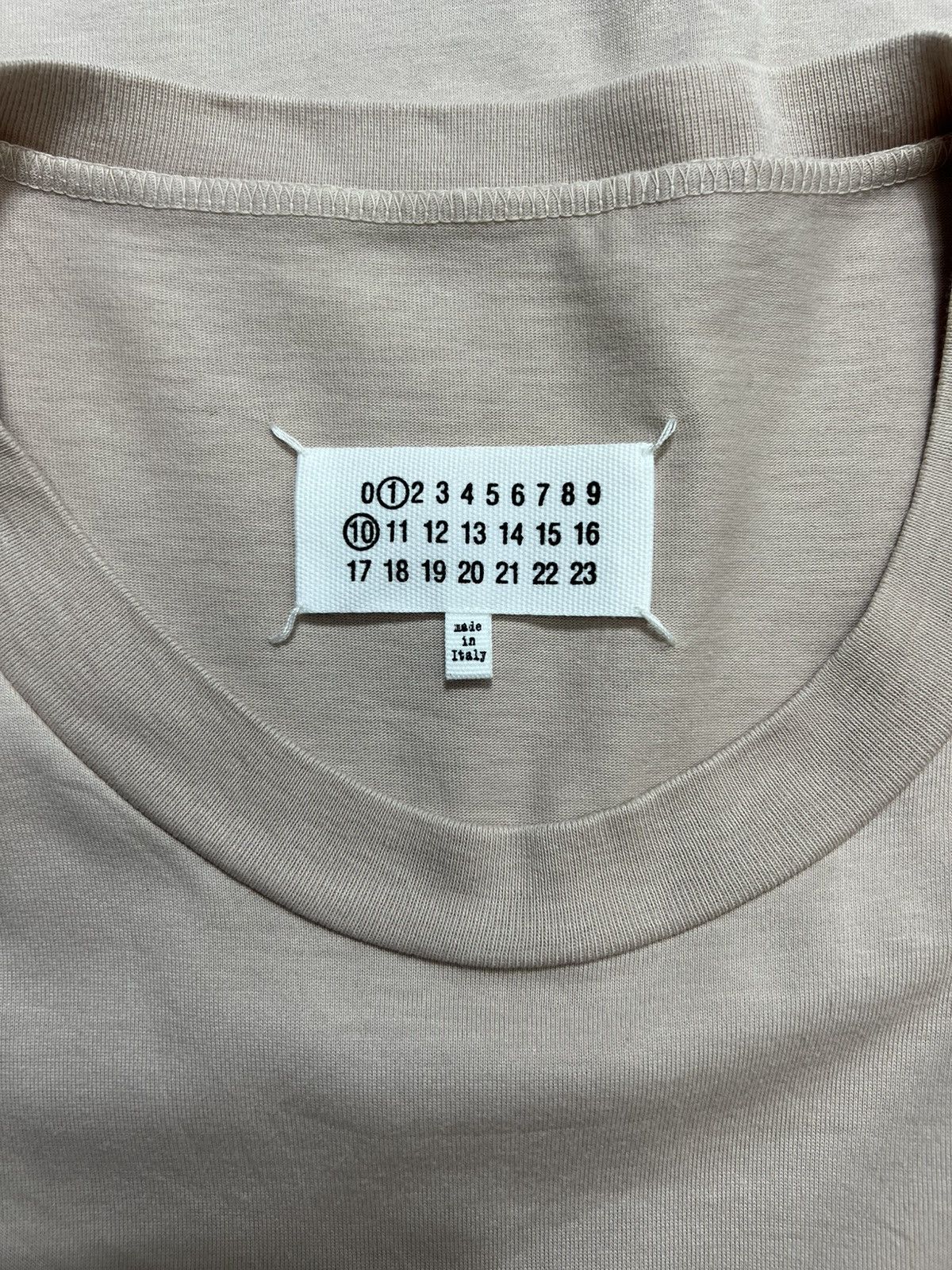 Maison Margiela - Number Logo Embroidered Oversized T-Shirt