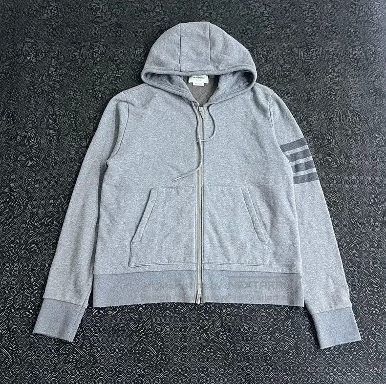 Thom Browne Thom Browne Grey zip coat Size US L / EU 52-54 / 3 - 1 Thumbnail