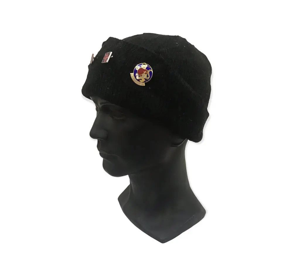 Japanese Brand × Vintage Patches Plain Beanie Hat Size ONE SIZE - 2 Thumbnail