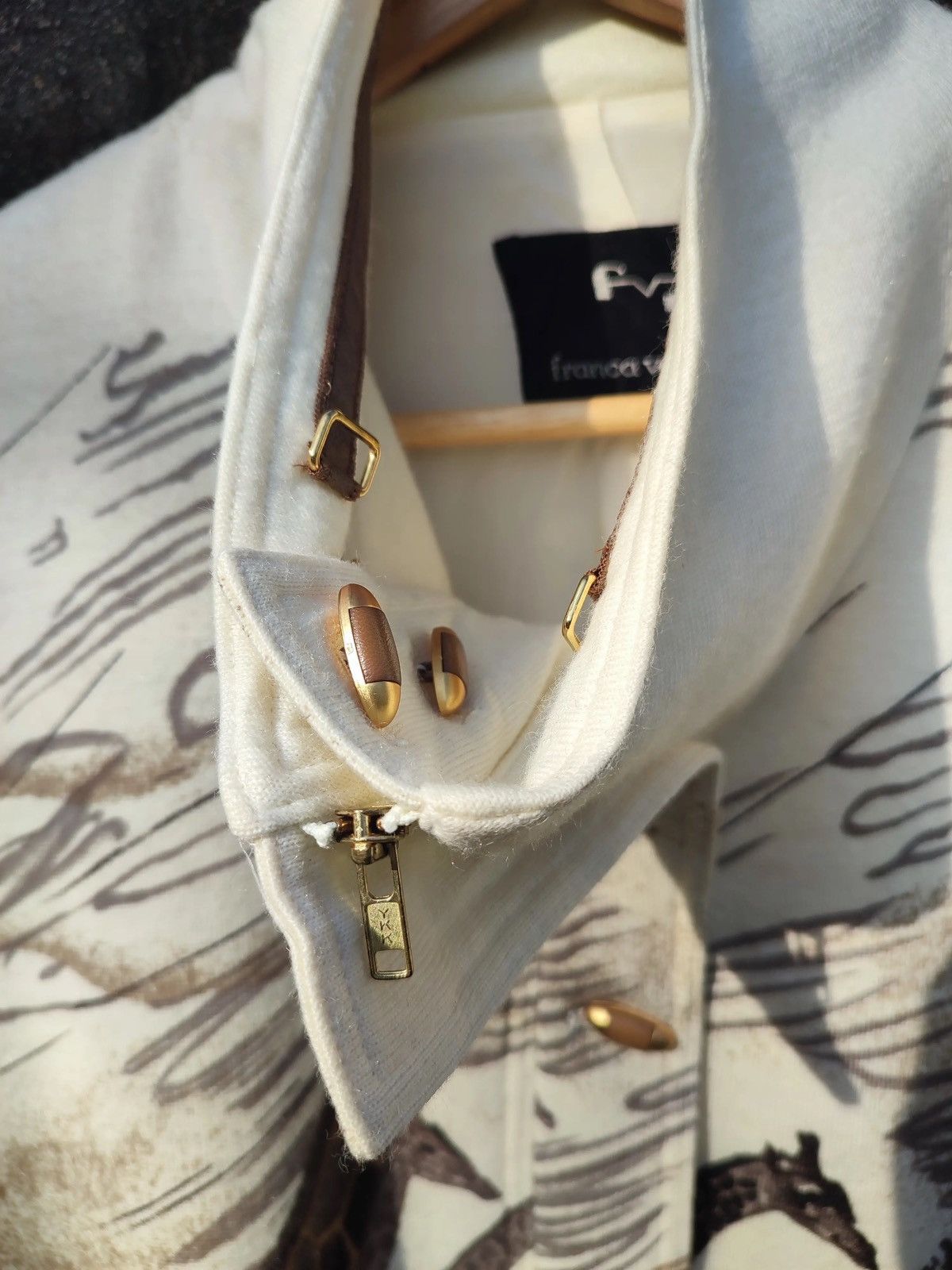 Paoloni × Vintage Vintage Franca V. Paoloni Safari Giraffe Print Jacket Size US M / EU 48-50 / 2 - 3 Thumbnail