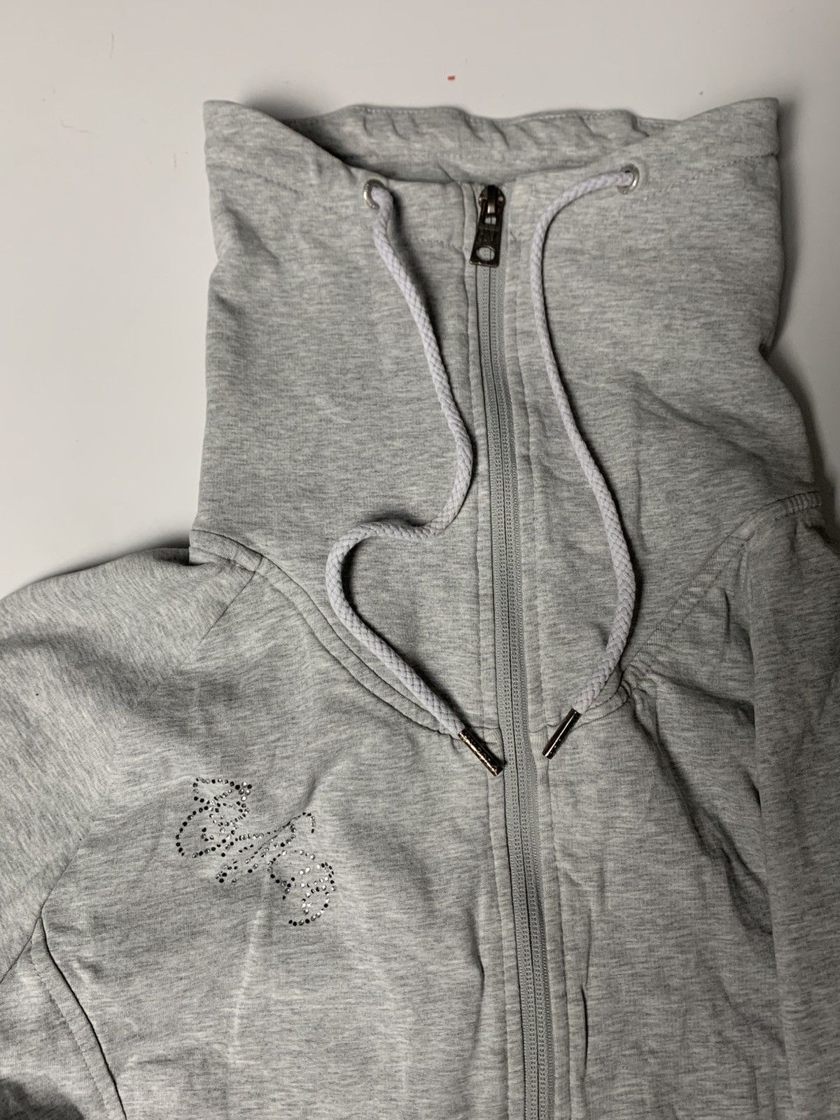 If Six Was Nine × Vintage VINTAGE Y2K GLAMOUR ZIP HOODIE Size L / US 10 / IT 46 - 5 Thumbnail