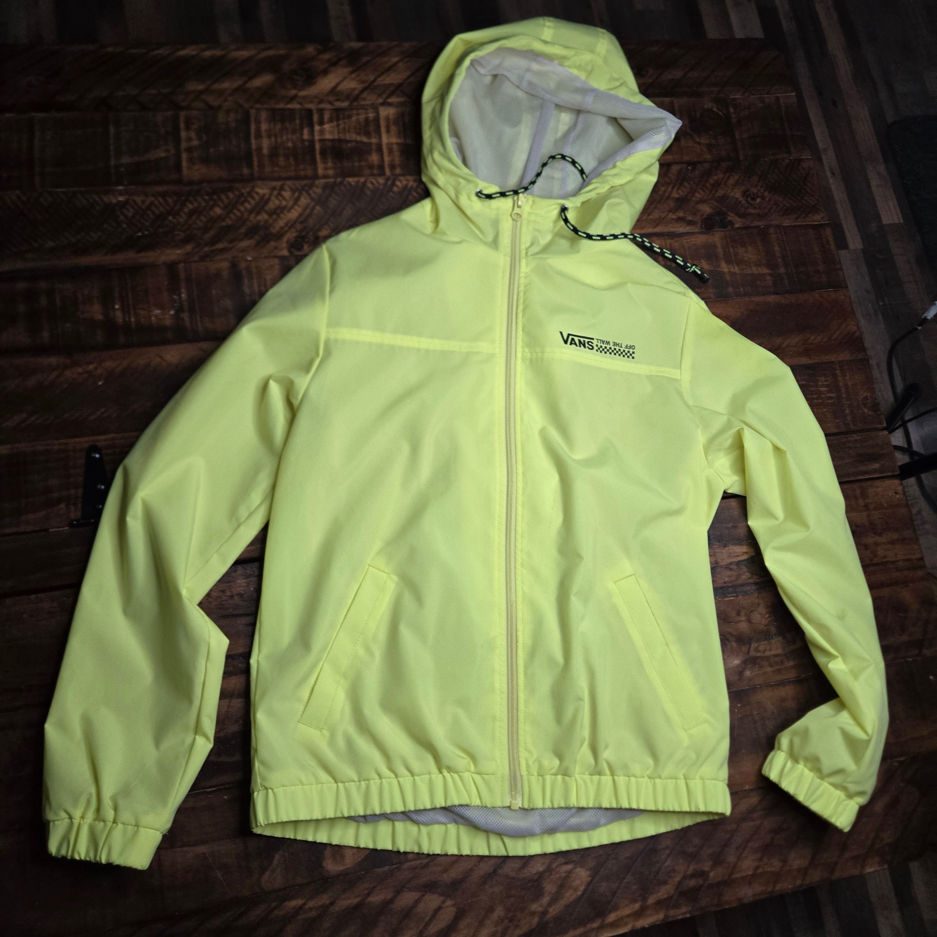 Vans Vans Kastle Turvey Windbreaker Jacket Yellow Neon Sz XS C2 Size US XS / EU 42 / 0 - 5 Thumbnail
