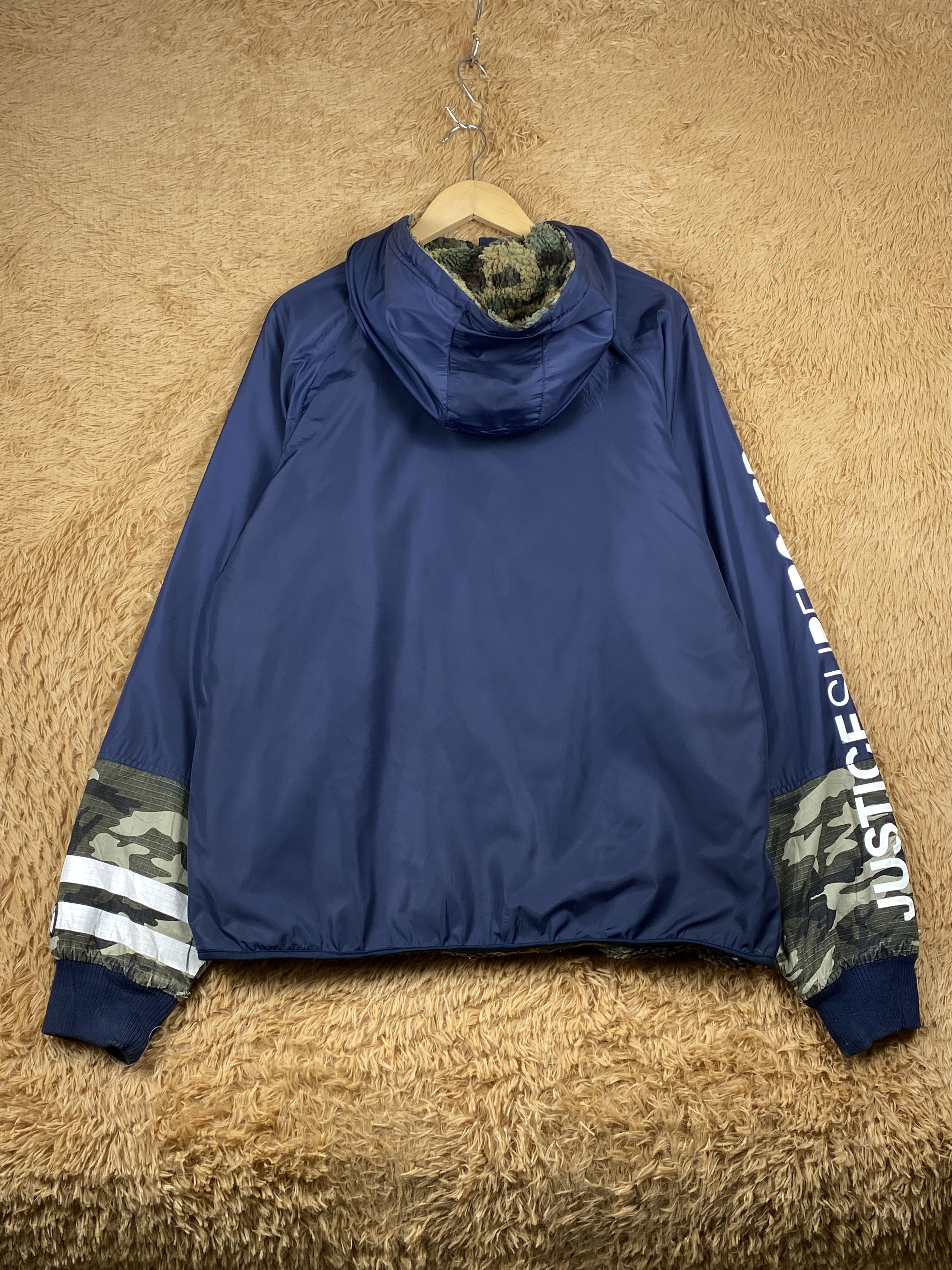 Japanese Brand Vintage Justice Surfboard Jacket Sherpa Lining J1702 Size US M / EU 48-50 / 2 - 5 Thumbnail