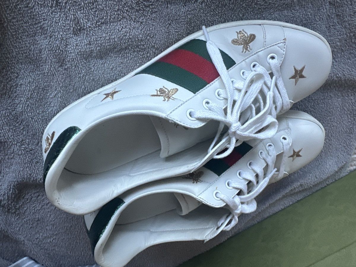 Gucci Gucci Ace Bees & Stars Sneakers Size US 8 / EU 41 - 5 Thumbnail