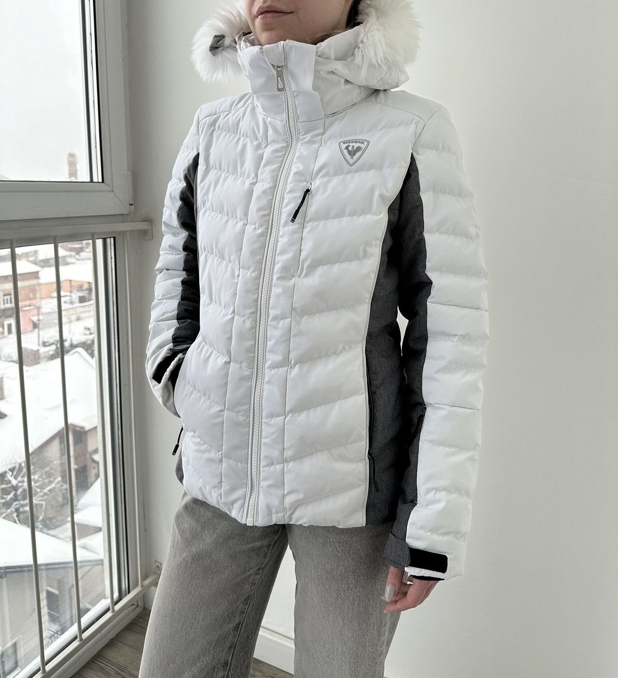 Rossignol Rossignol Ski Faux Fur Woman Heather Rapide White Jacket Size S / US 4 / IT 40 - 2 Thumbnail