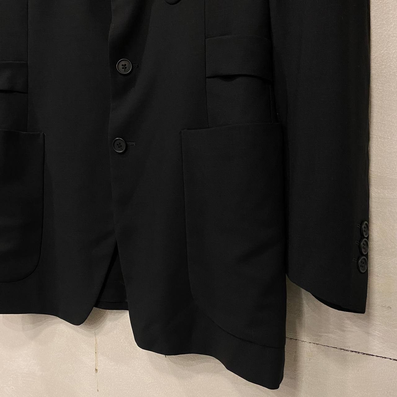 Emporio Armani Emporio Armani - 1990s Technical Wool Blazer Size 50R - 4 Thumbnail