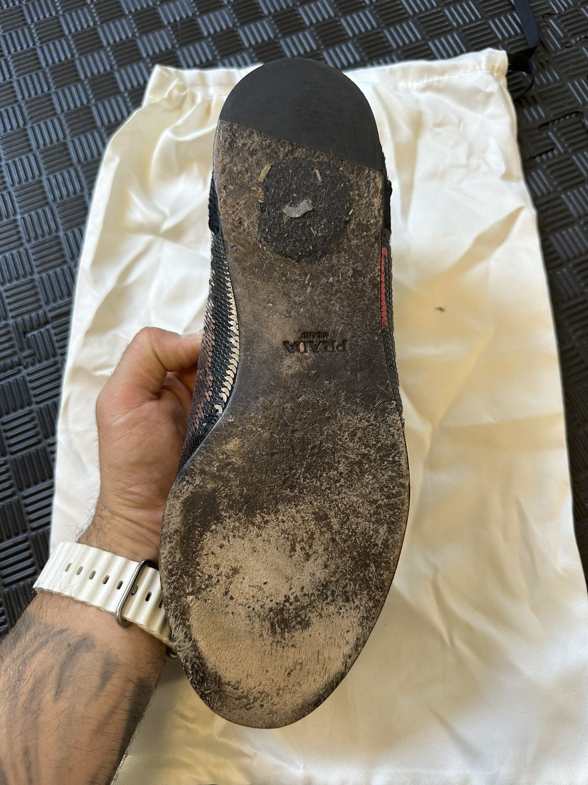 Prada Sequin Prada loafers Size US 9 / EU 42 - 4 Thumbnail