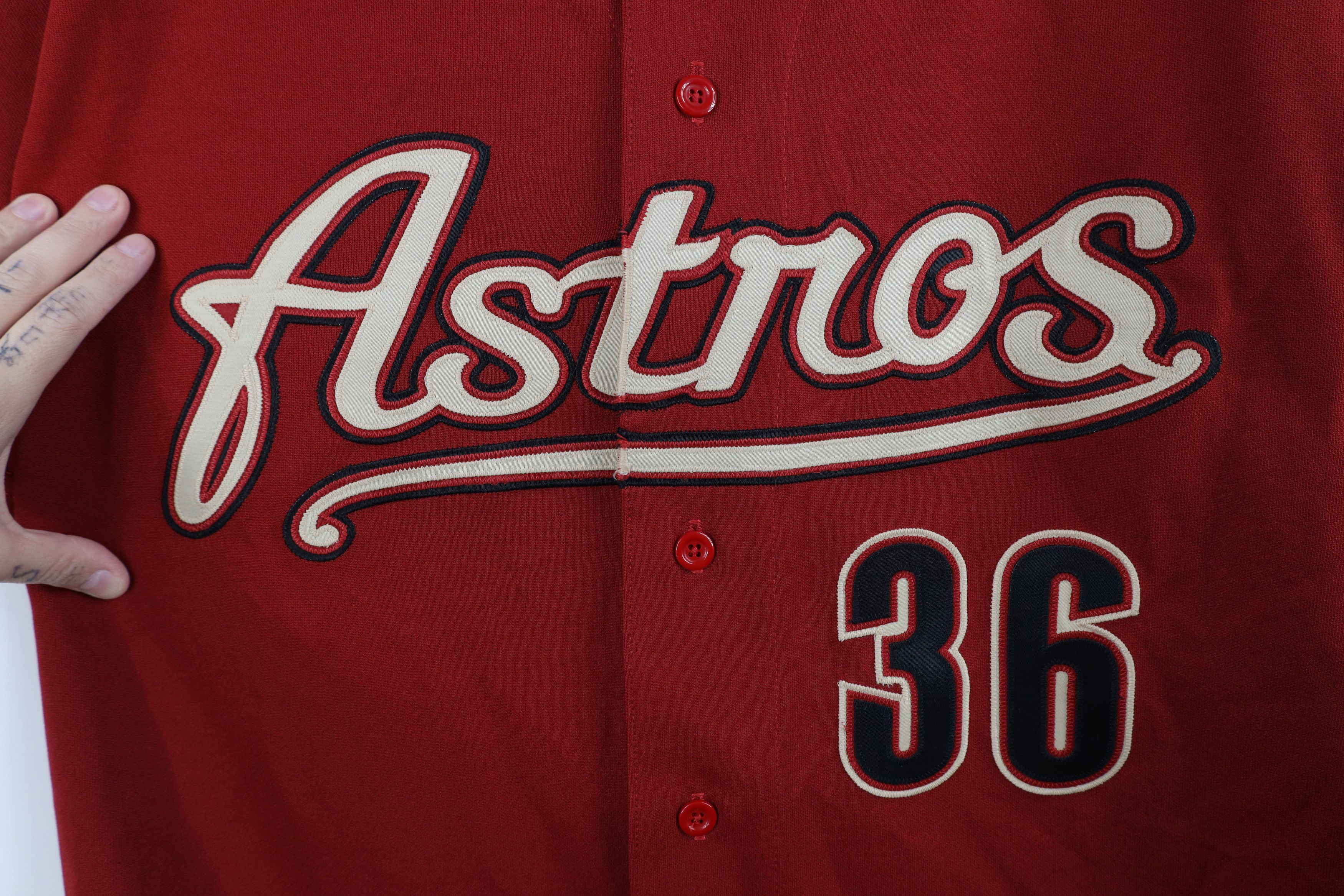 Majestic Vintage 90s Majestic Houston Astros Baseball Jersey #36 USA Size US XXL / EU 58 / 5 - 5 Thumbnail