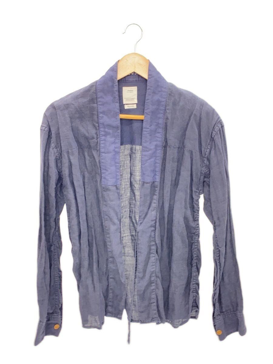 Visvim Blue Cotton Long Sleeve Shirt Size US S / EU 44-46 / 1 - 1 Thumbnail