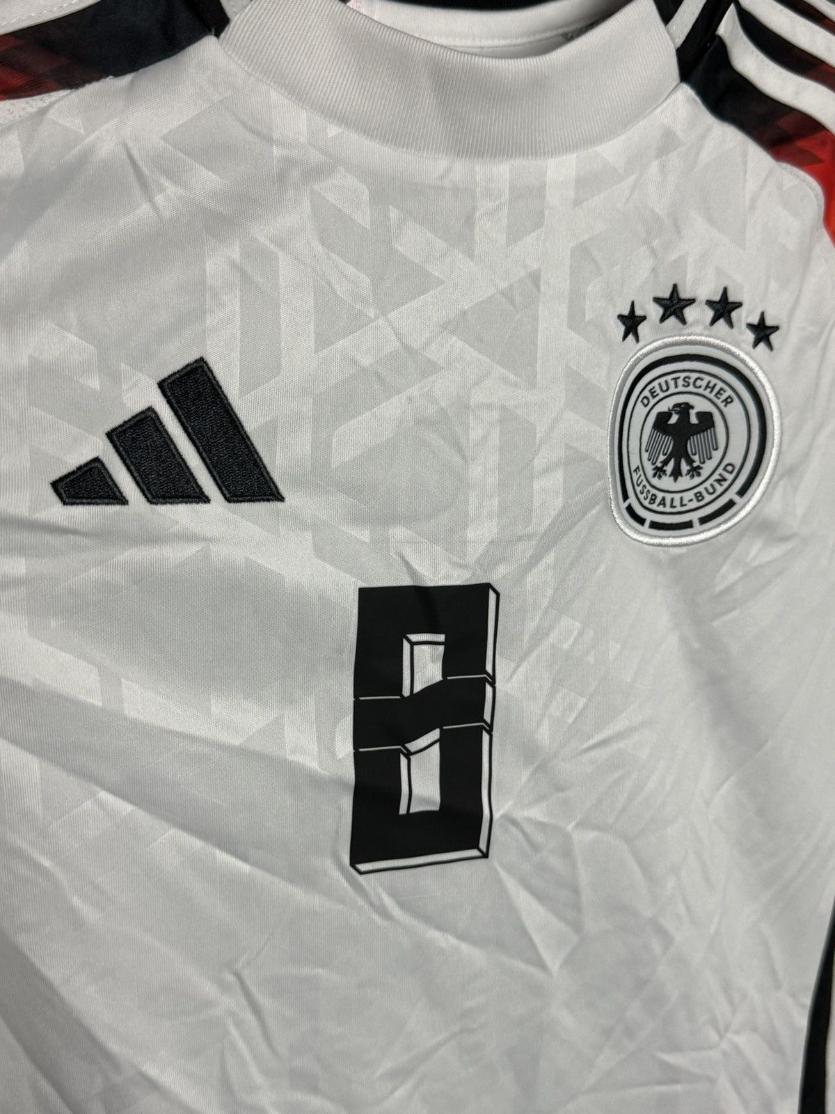 Adidas KIDS New Germany 24/25 Home Kroos Football Jersey T-Shirt Size US XS / EU 42 / 0 - 4 Thumbnail