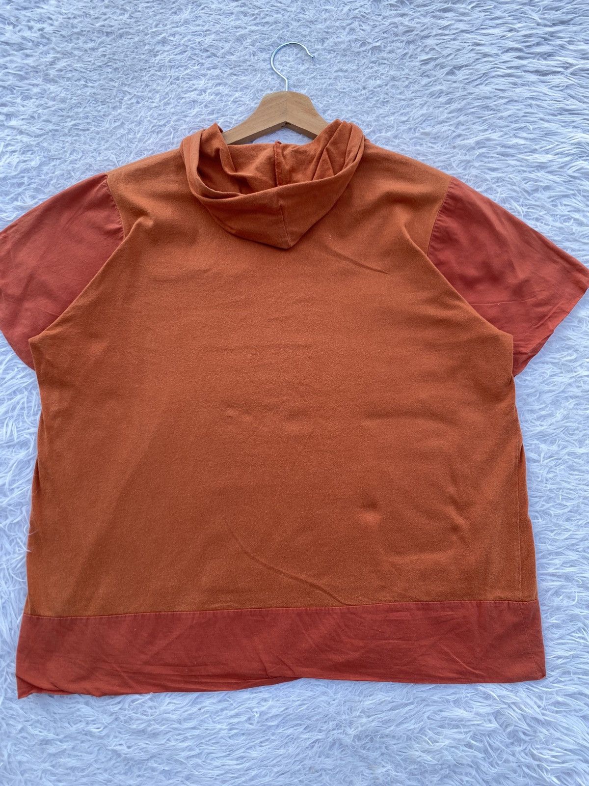 Issey Miyake Vintage 90s Hai Sporting Gear by Issey Miyake Hooded Tshirt Size US M / EU 48-50 / 2 - 16 Thumbnail