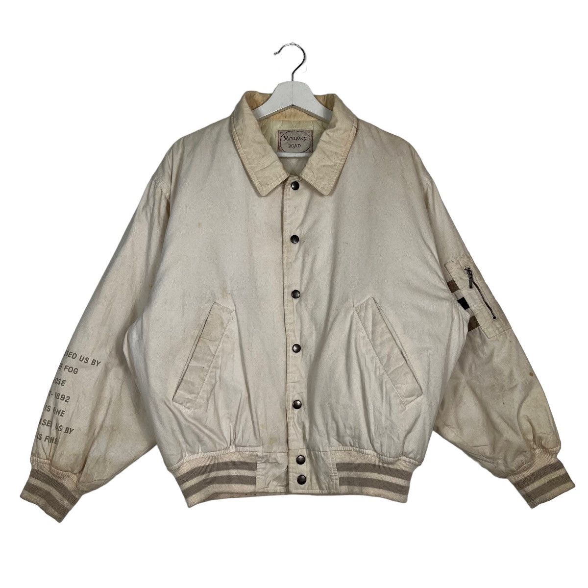 Japanese Brand 🔥 VINTAGE MEMORY ROAD BOMBER JACKET Size US L / EU 52-54 / 3 - 3 Thumbnail