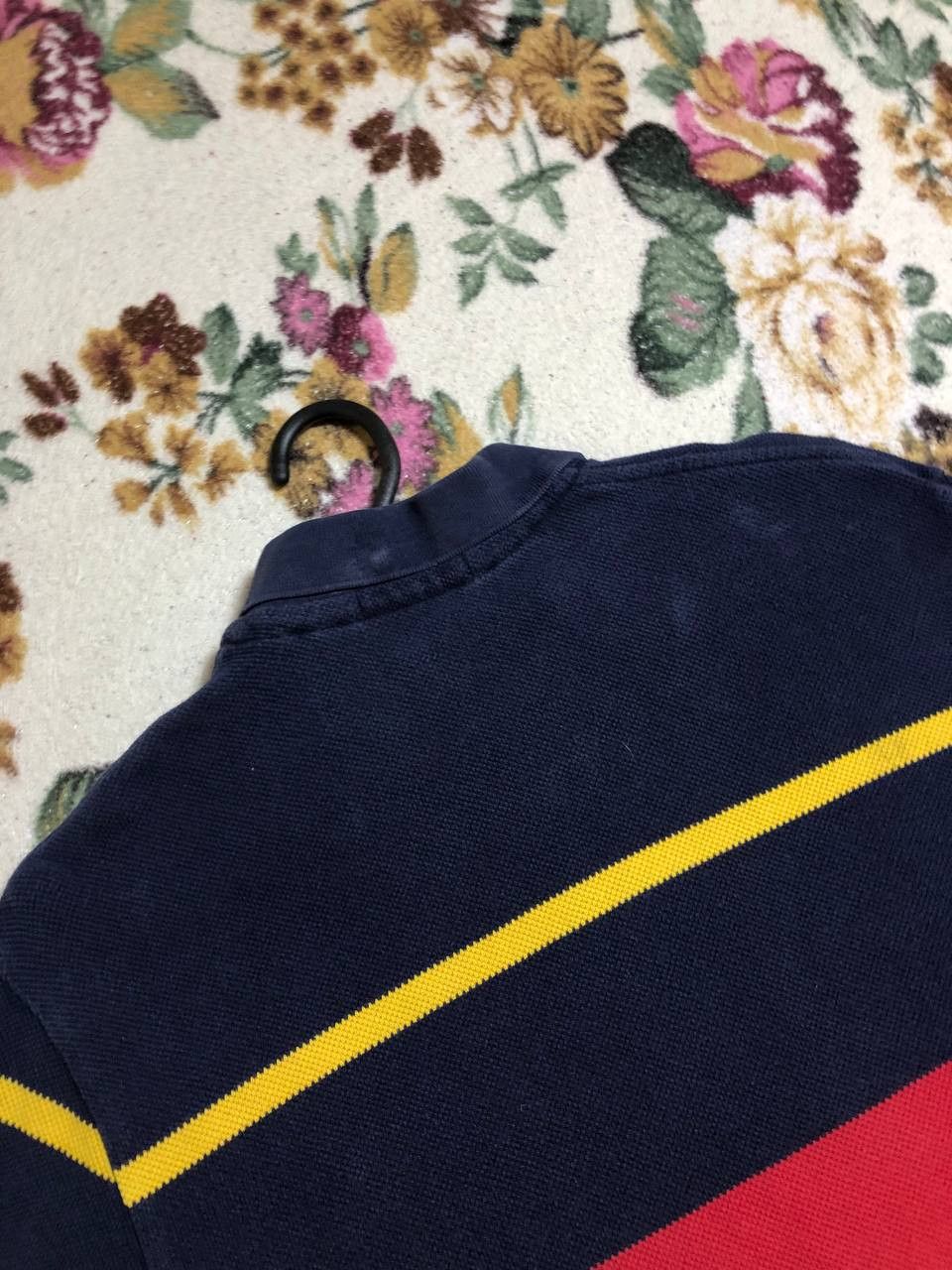Polo Ralph Lauren Vintage Y2K Polo Ralph Lauren Stripped Polo Tee Size US M / EU 48-50 / 2 - 11 Thumbnail