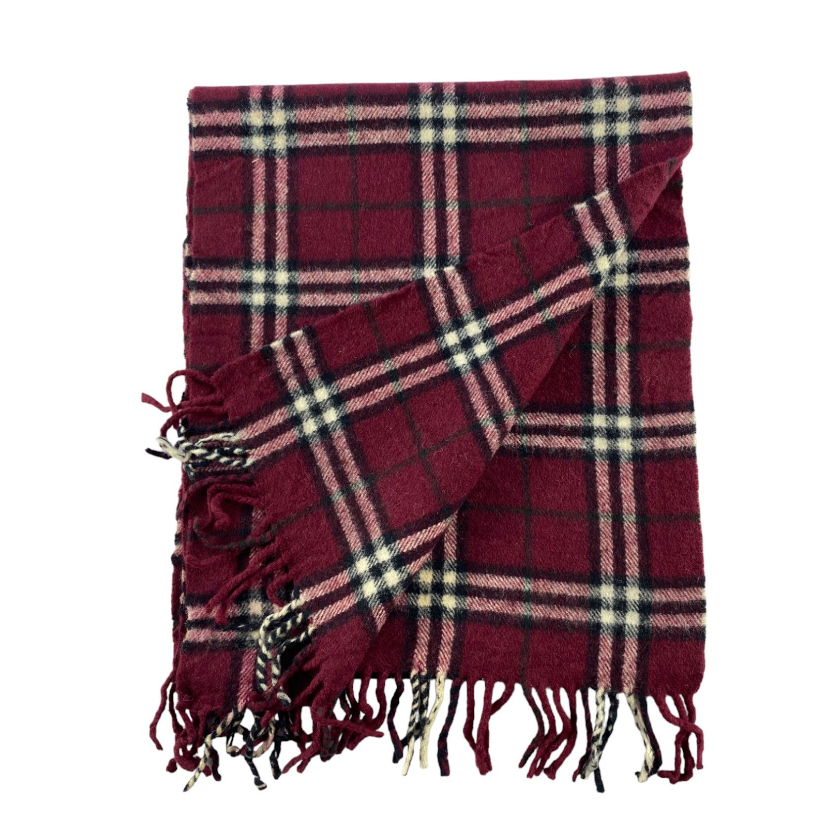 Burberry × Vintage Burberry Scarf / Muffler / Neckwear - WW1028 Size ONE SIZE - 5 Thumbnail