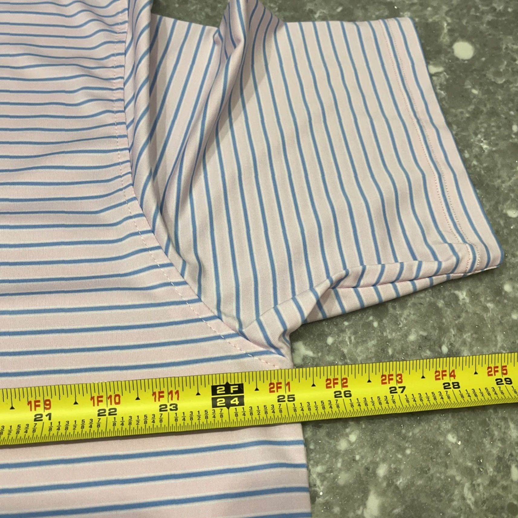 Footjoy FootJoy Polo Shirt Mens XL Pink Stripe Striped Golf Athletic Pine Lake Country Club 1952 Multicolor Countries 1952 Shirt Size US XL / EU 56 / 4 - 4 Thumbnail