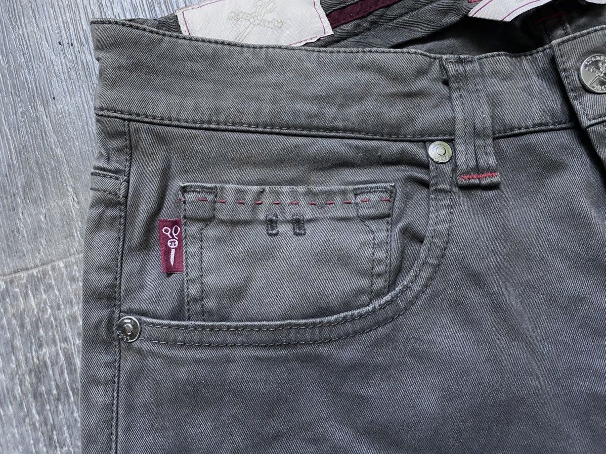 Other Sartoria Tramarossa Michelangelo Gray Casual Pants Trousers Size US 31 - 5 Thumbnail
