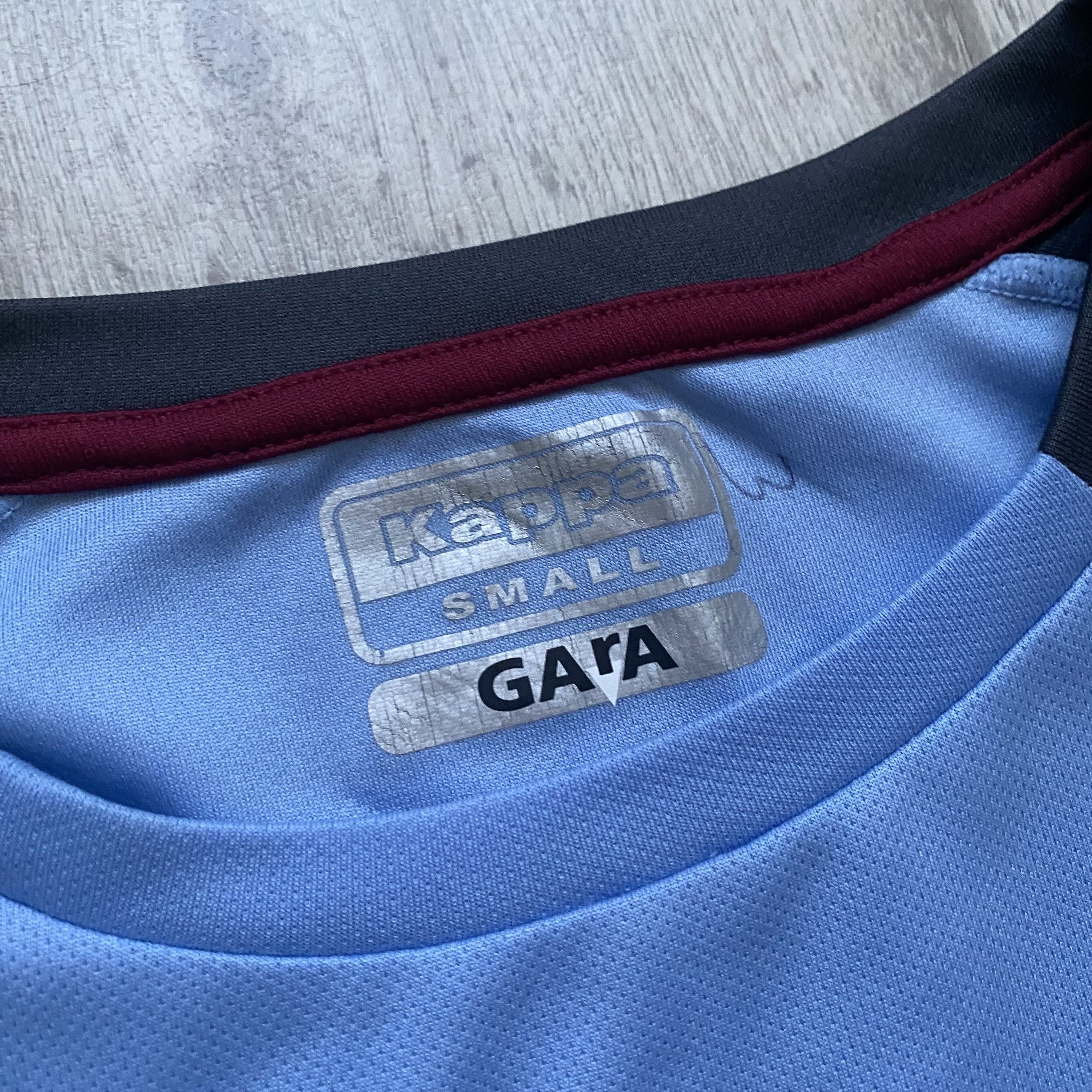 Kappa ⚽️ Blockore Gara Kappa Aston Villa FC jersey Soccer Size US S / EU 44-46 / 1 - 6 Thumbnail