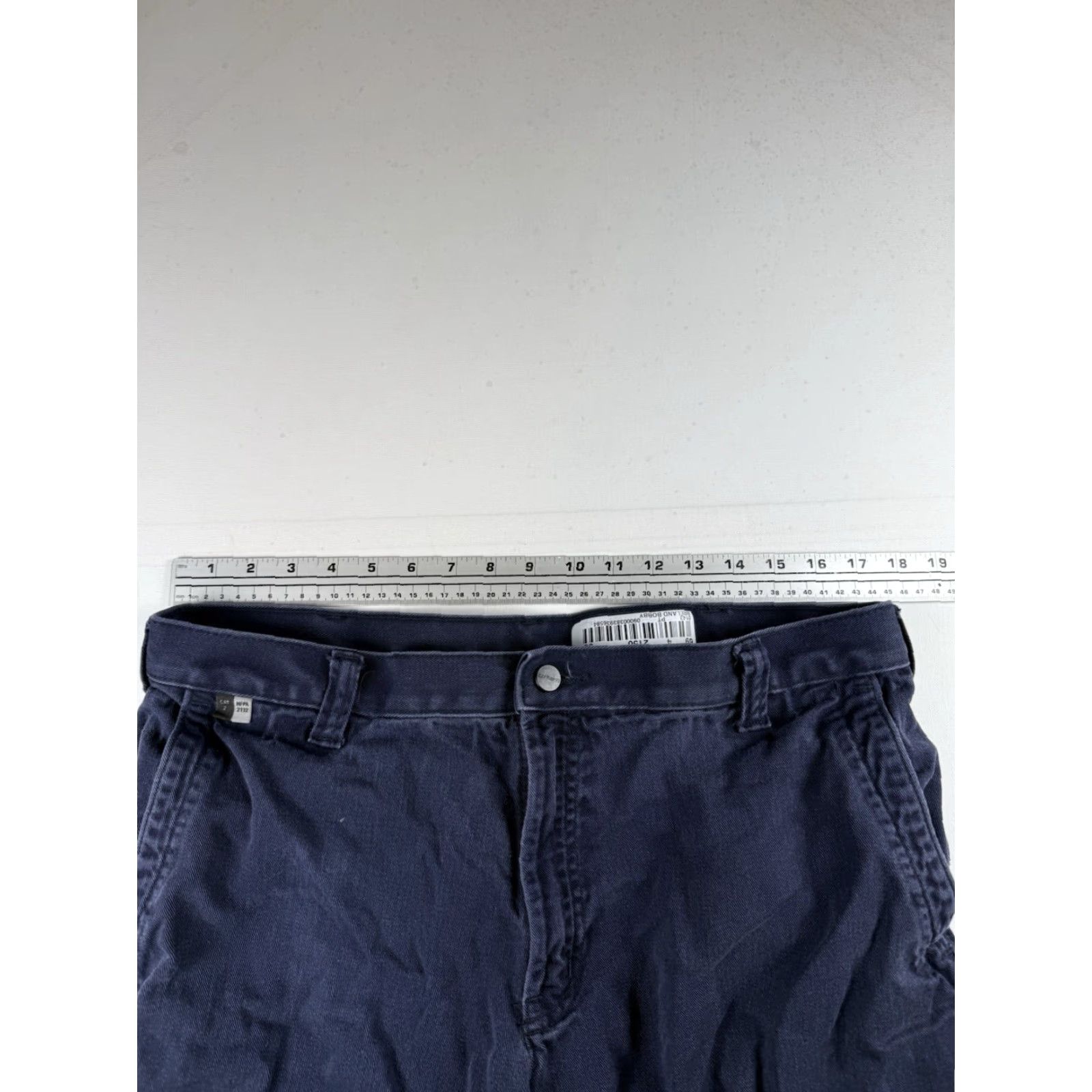 Carhartt VINTAGE Carhartt FR Flame Resistant Pants Navy Blue 36x30 Men Casual Work 371-20 Size US 36 / EU 52 - 7 Thumbnail