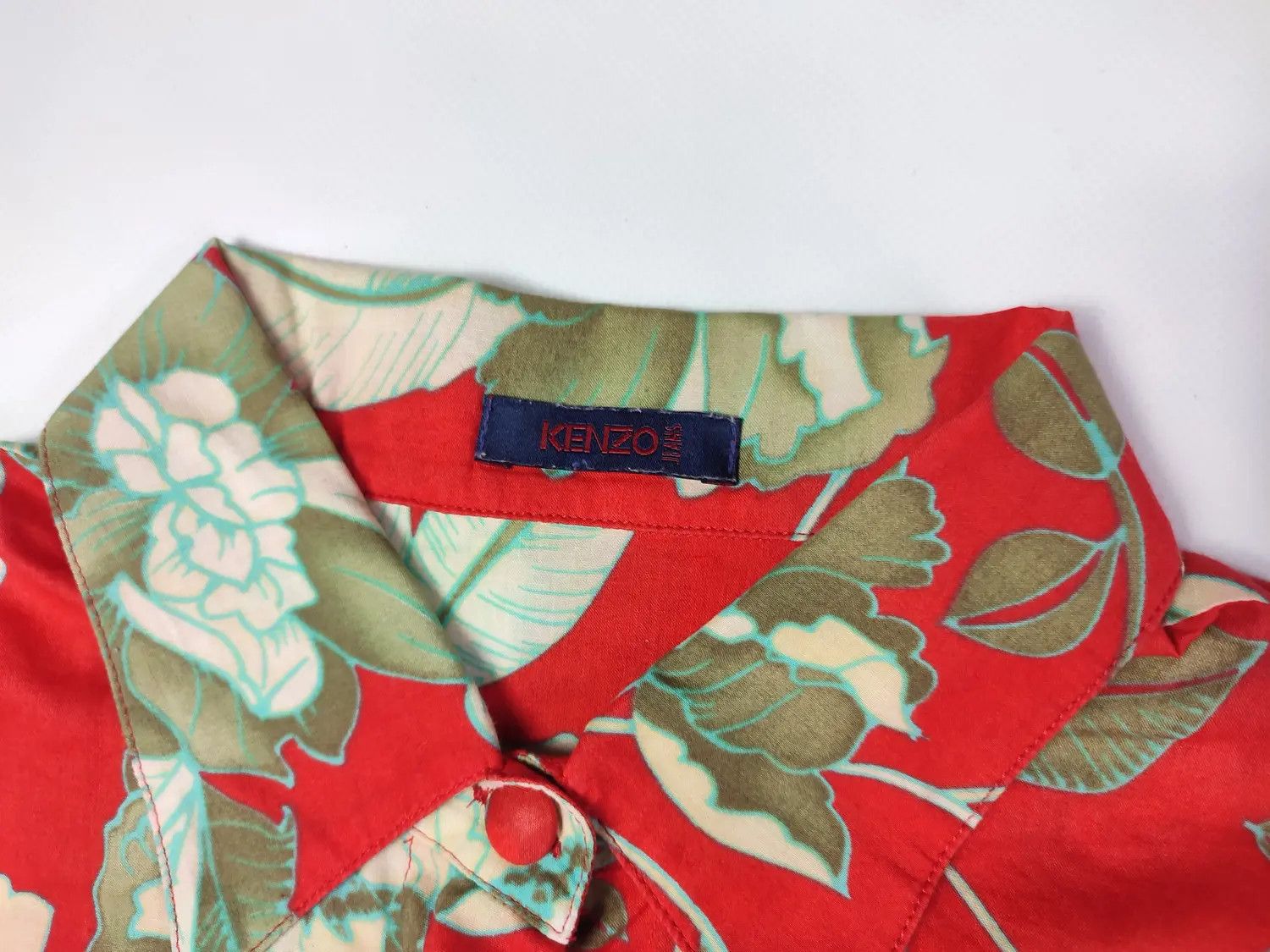 Japanese Brand × Kenzo Vintage Kenzo Paris Floral button shirt Size S / US 4 / IT 40 - 6 Thumbnail