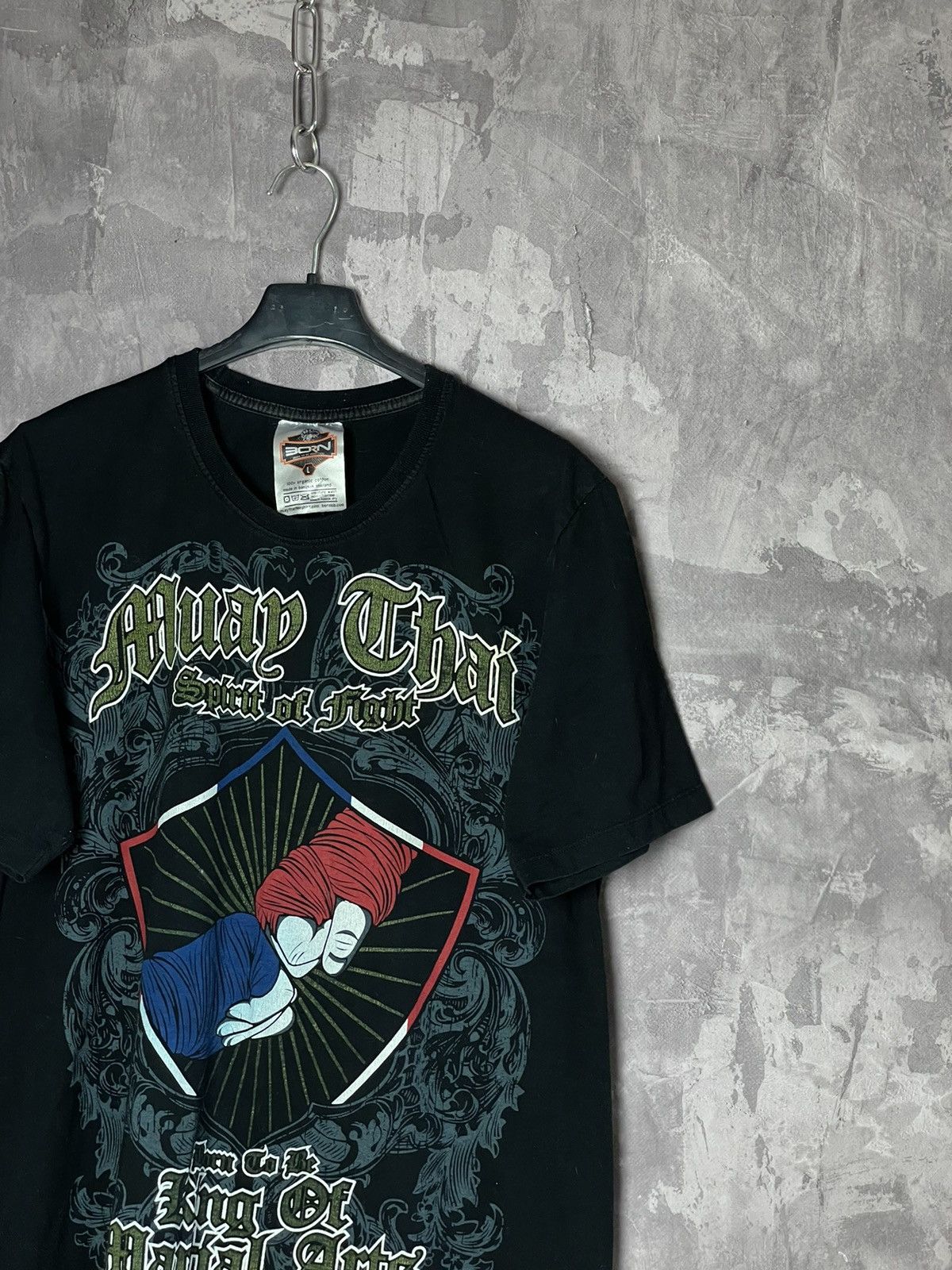 Affliction × Southpole × Tapout Y2K overprint one more Asian karate judo Muay Thai sport tee Size US L / EU 52-54 / 3 - 3 Thumbnail