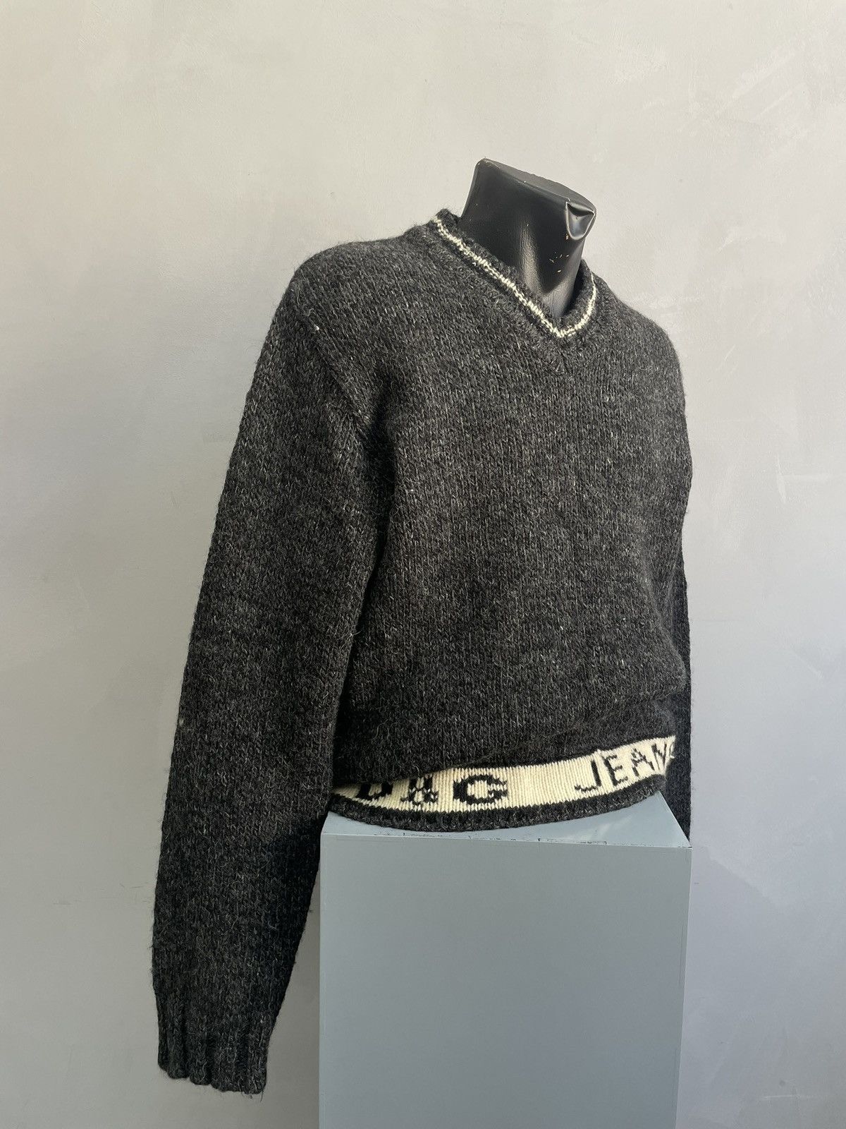 Dolce & Gabbana Dolce gabbana big logo sweater y2k v neck sweater Size US XL / EU 56 / 4 - 2 Thumbnail